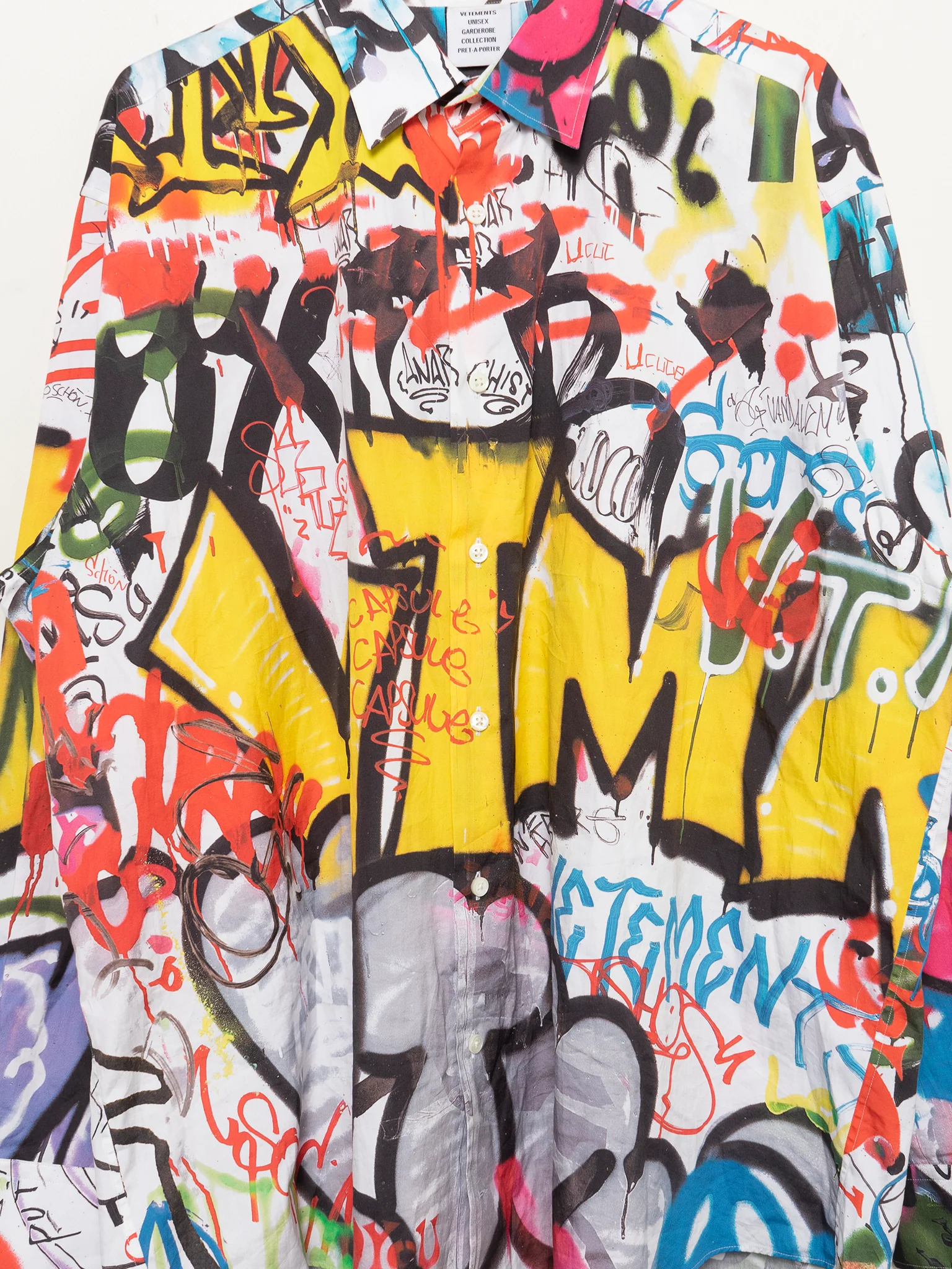 Graffiti Button-Up Shirt - Image 2