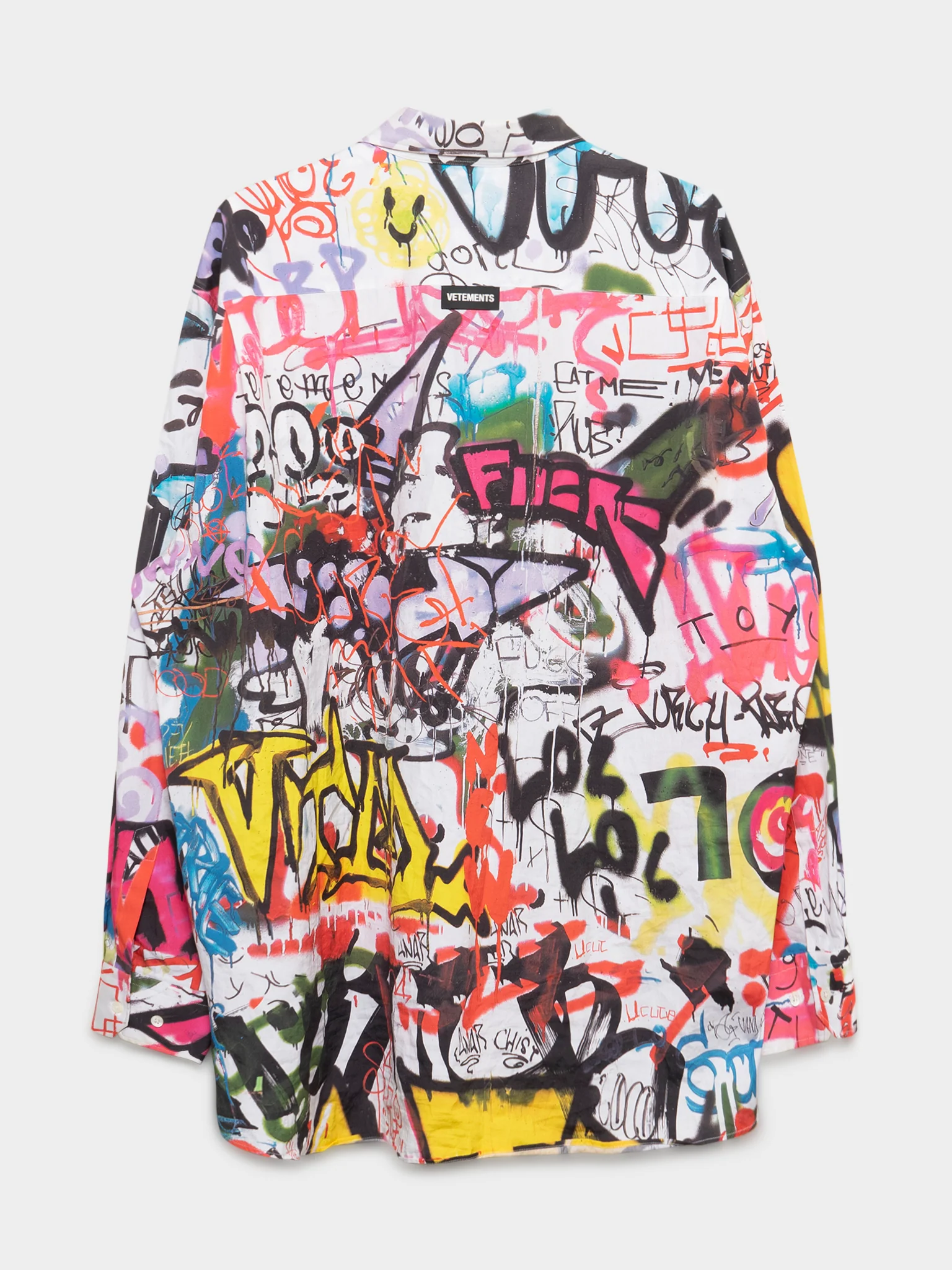 Graffiti Button-Up Shirt - Image 3