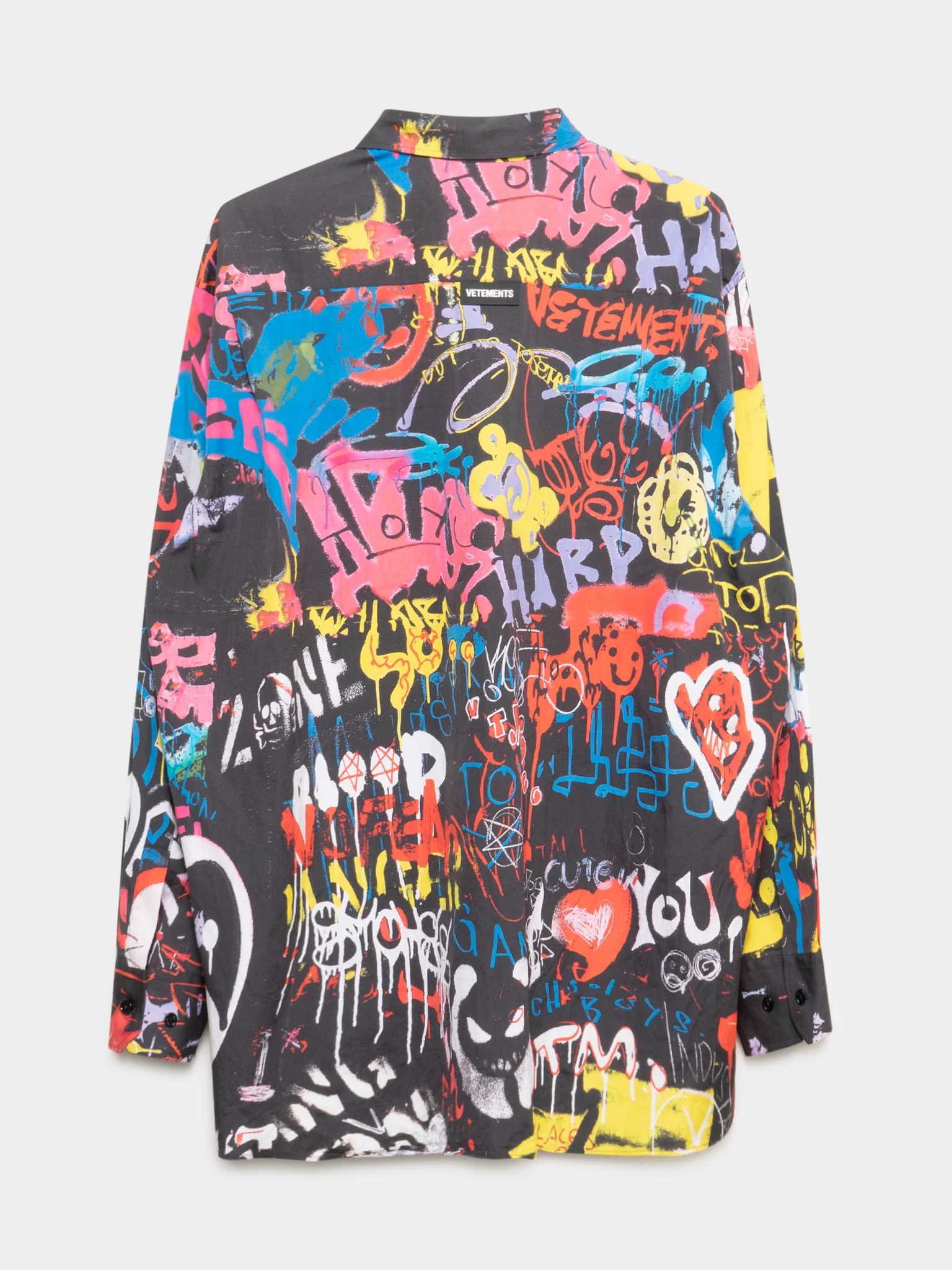 Graffiti Button-Up Shirt - Image 3