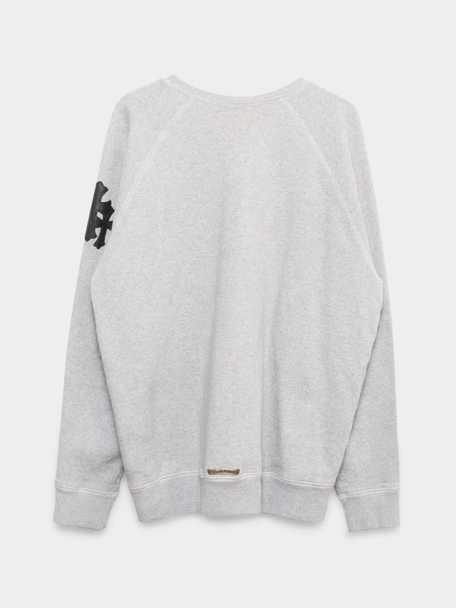 Grey Paper Jam Patched Crewneck - Image 3