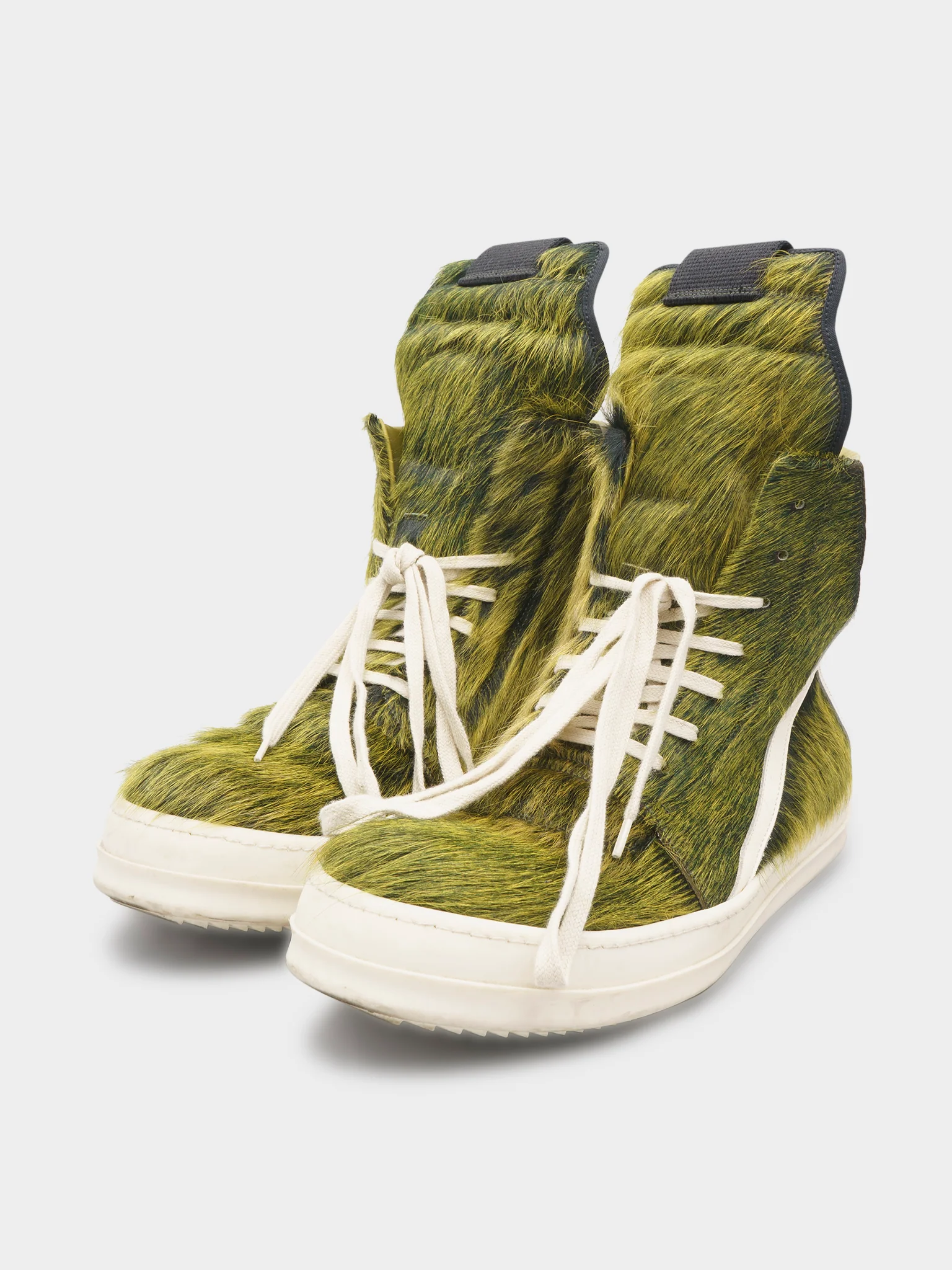 "Grinch" Green Pony Hair Geobaskets