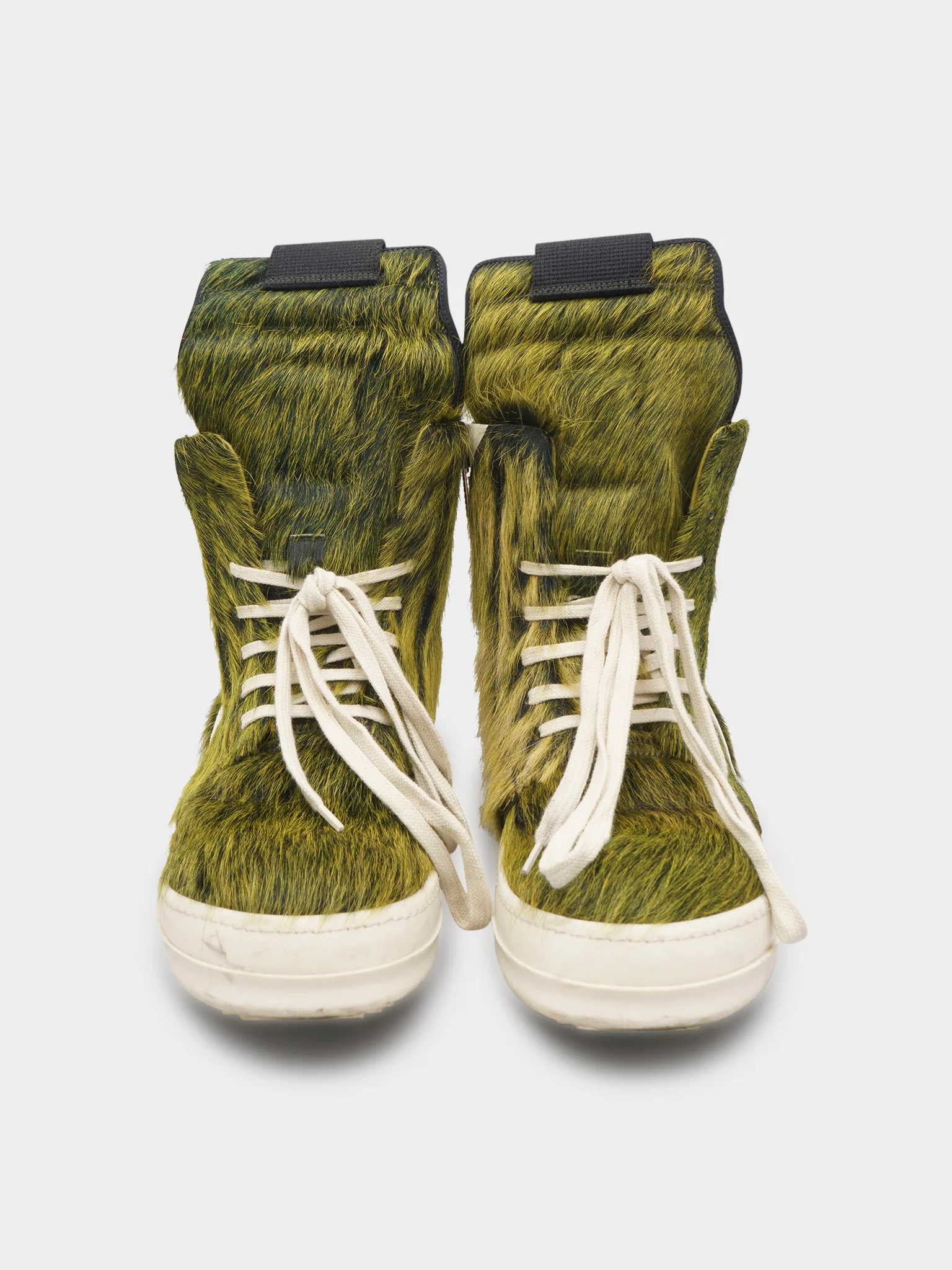 "Grinch" Green Pony Hair Geobaskets - Image 2