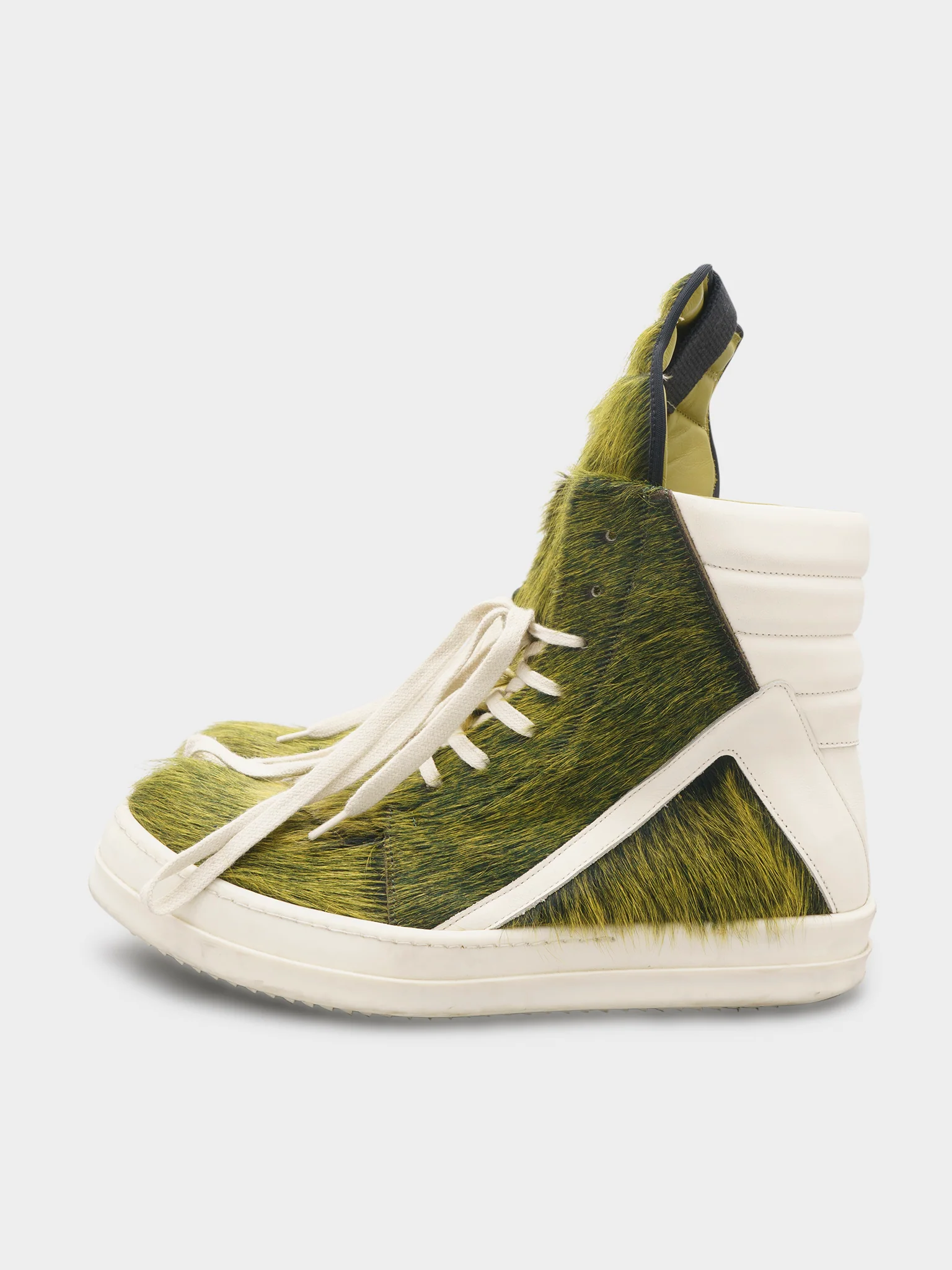 "Grinch" Green Pony Hair Geobaskets - Image 3