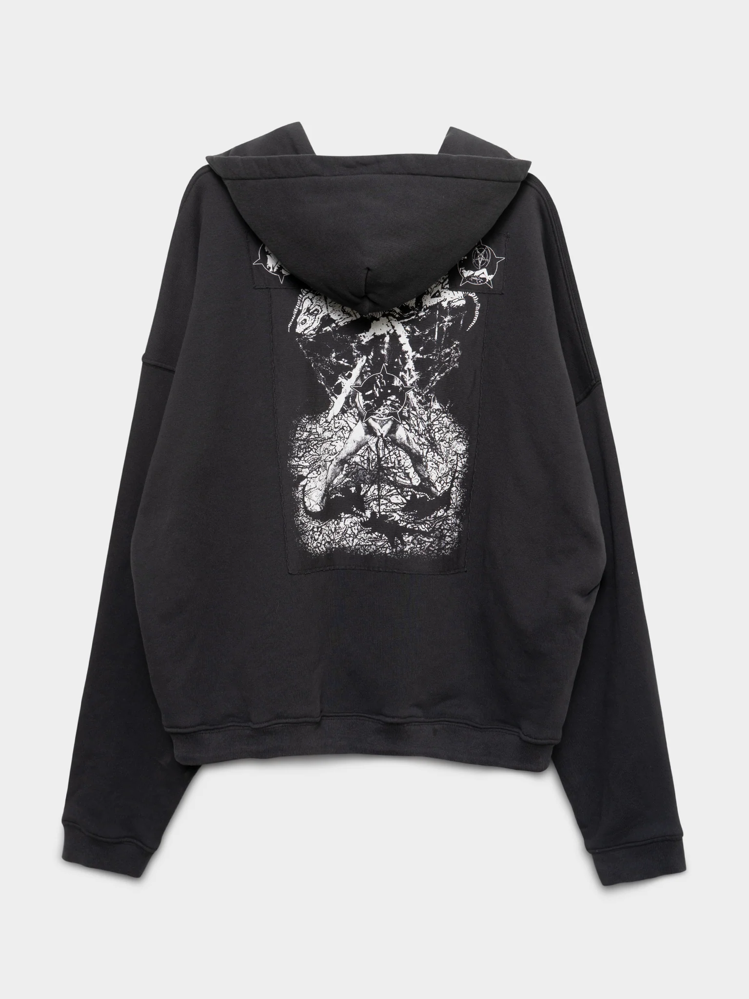 Heaven Will Burn Your Eyes Assemblage Zip-Up Hoodie - Image 2