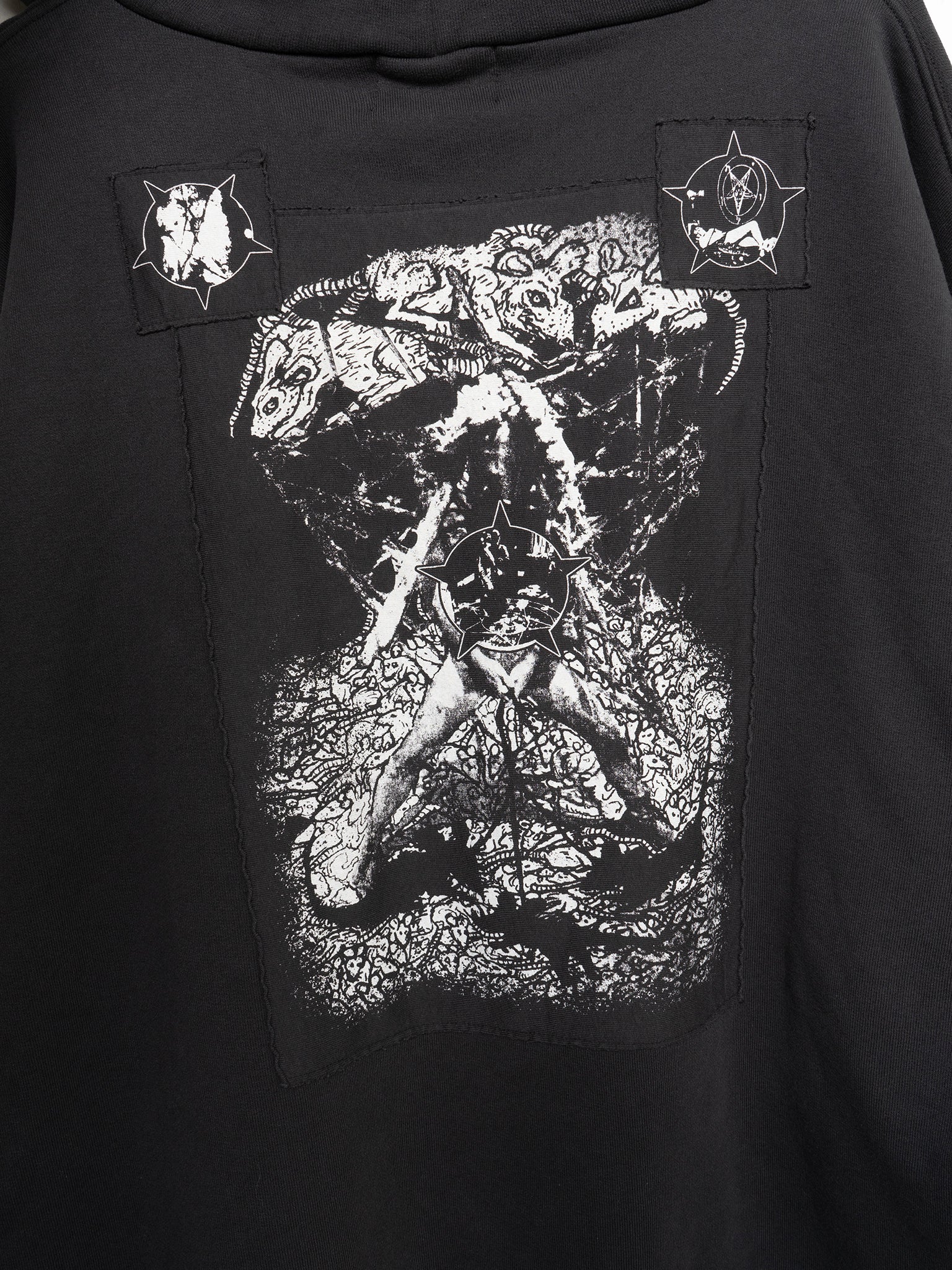 Heaven Will Burn Your Eyes Assemblage Zip-Up Hoodie - Image 3