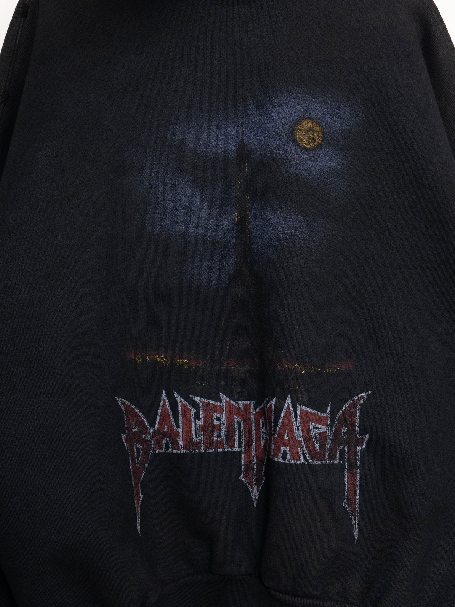 Heavy Paris Moon Zip-Up Hoodie - Image 3