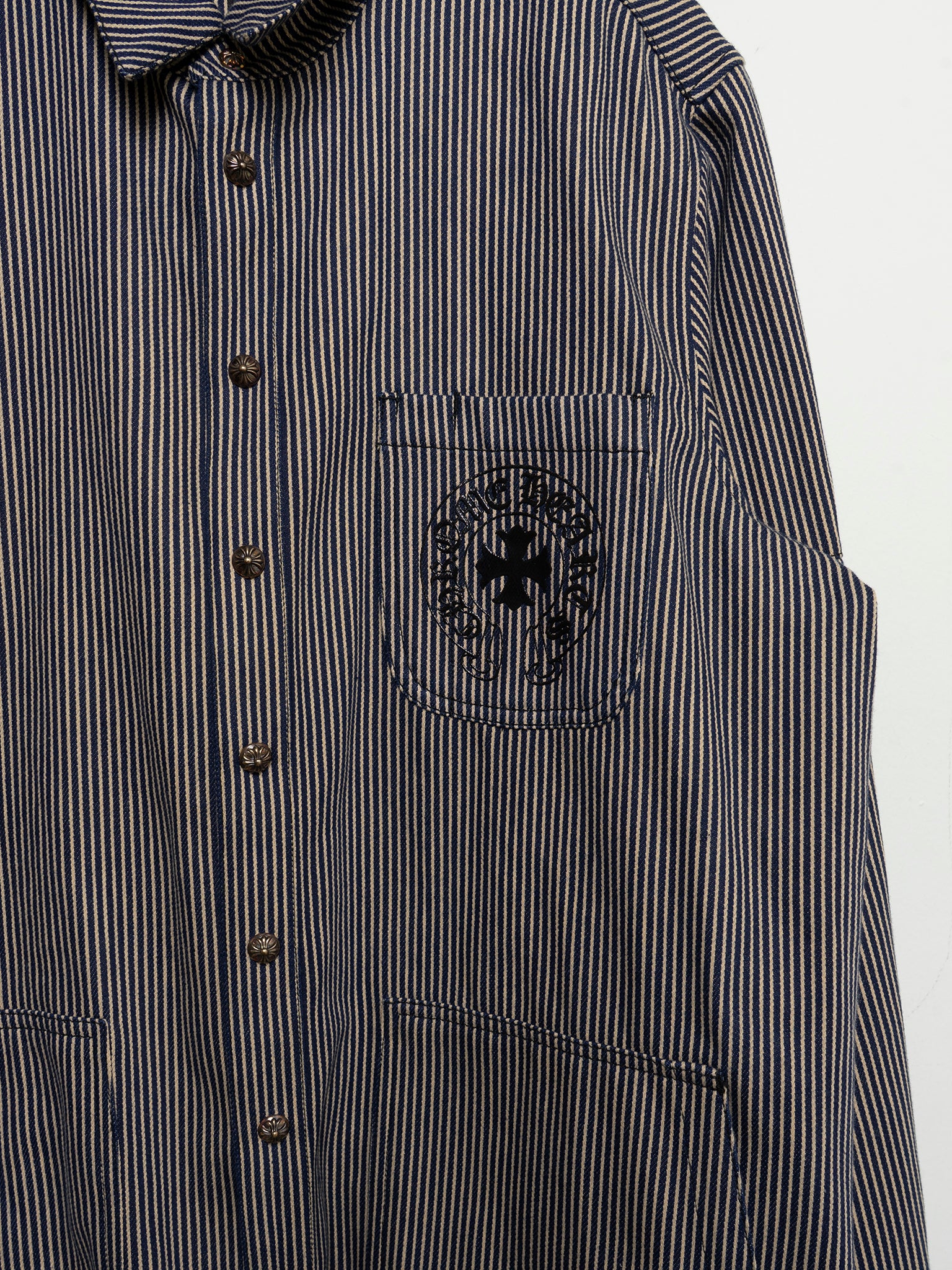 Hickory Pinstripe Last Bite Chore Jacket - Image 2