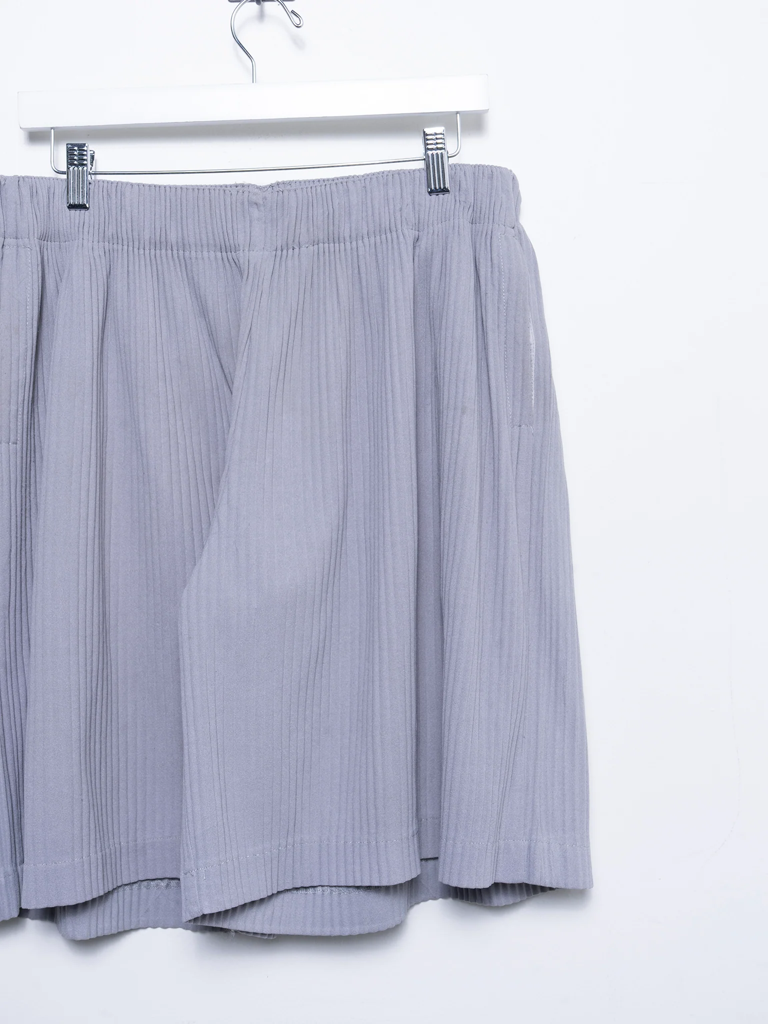 Homme Plisse Grey Shorts - Image 2