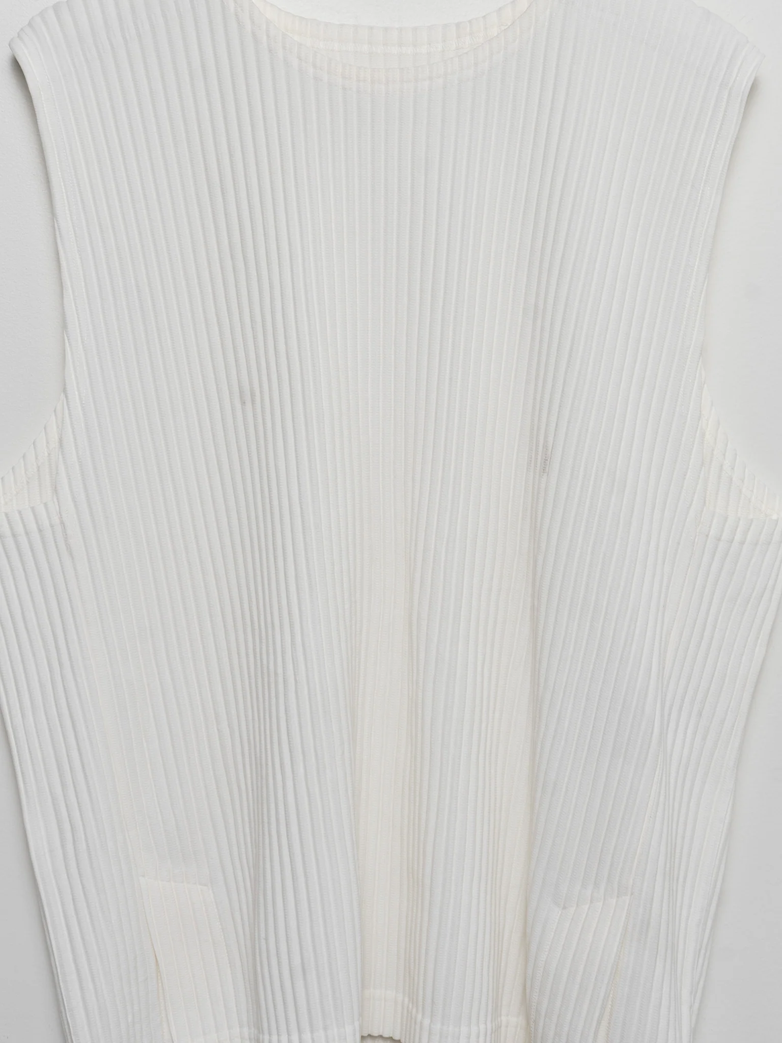 Homme Plisse White Tank Top - Image 2