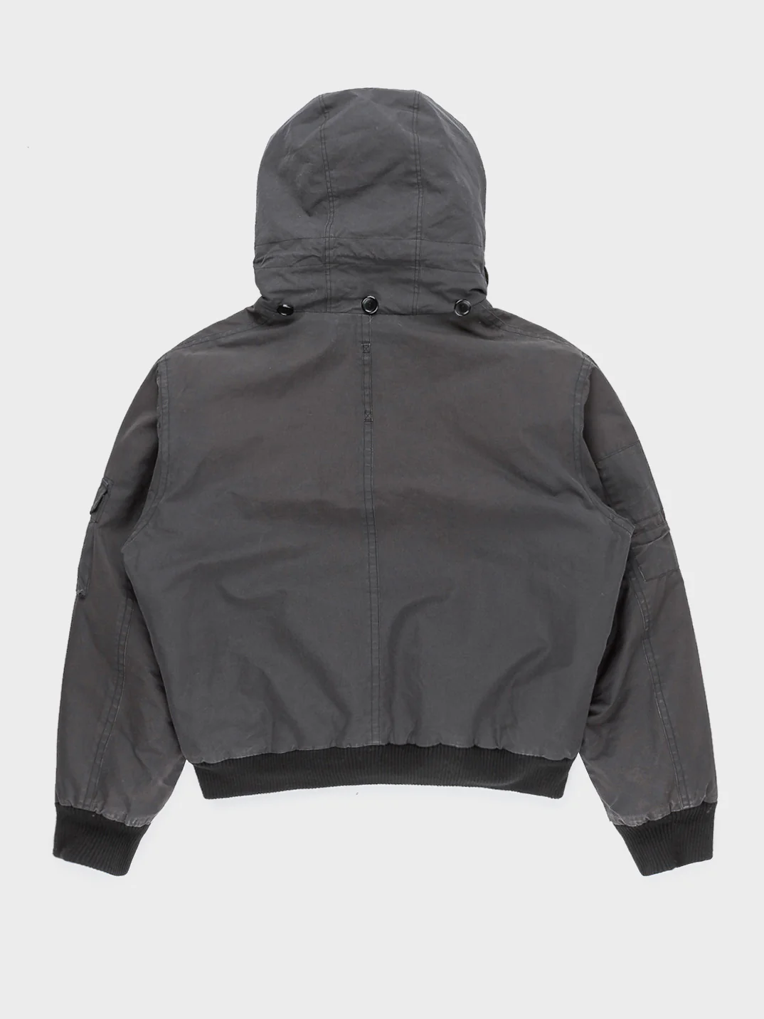 'Waves' Hooded Bomber Jacket - Image 3