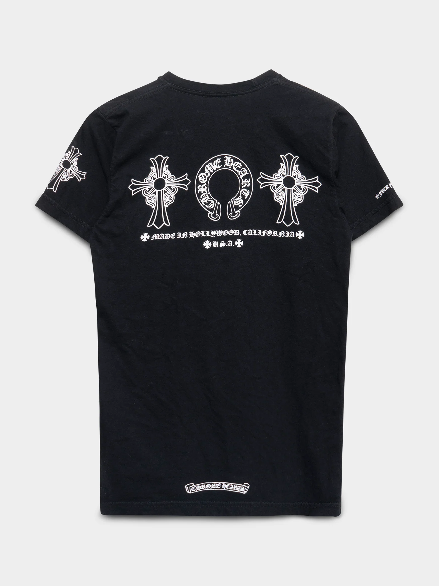 Horseshoe & Cross Back T-Shirt - Image 2