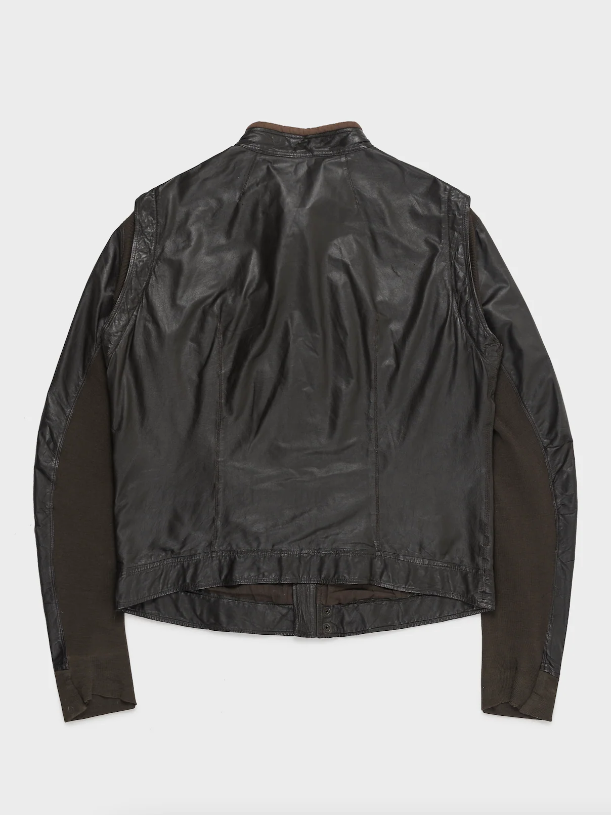 Hybrid Leather Rider Jacket - Image 3