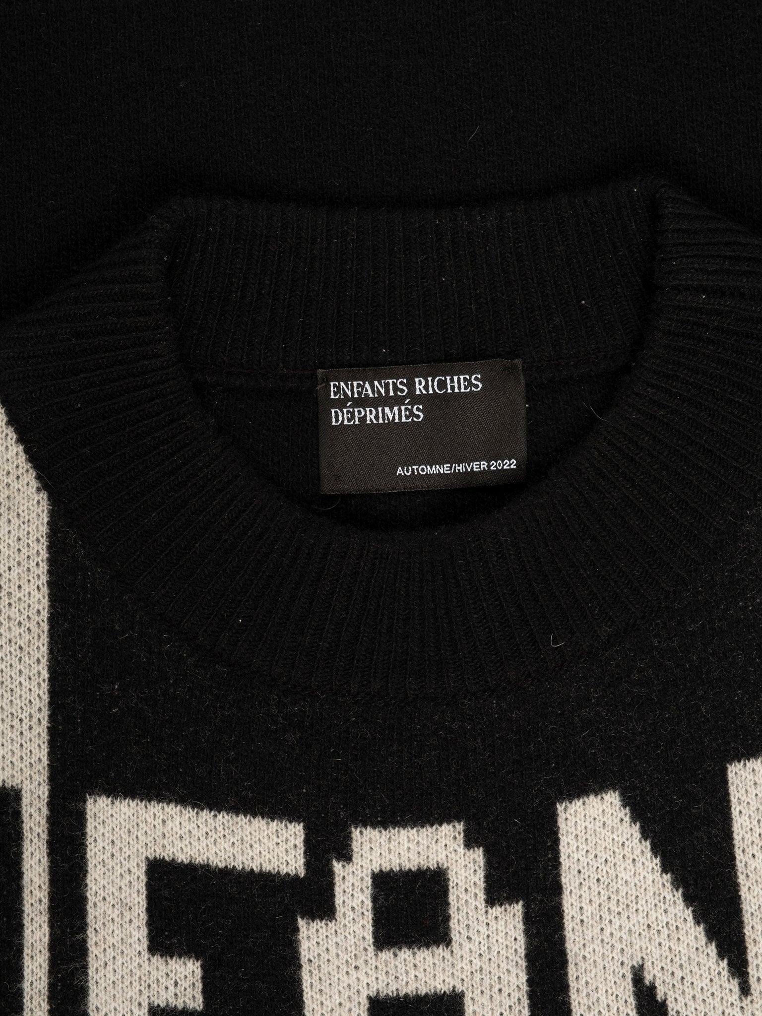 Intarsia Checker Sweater - Image 3