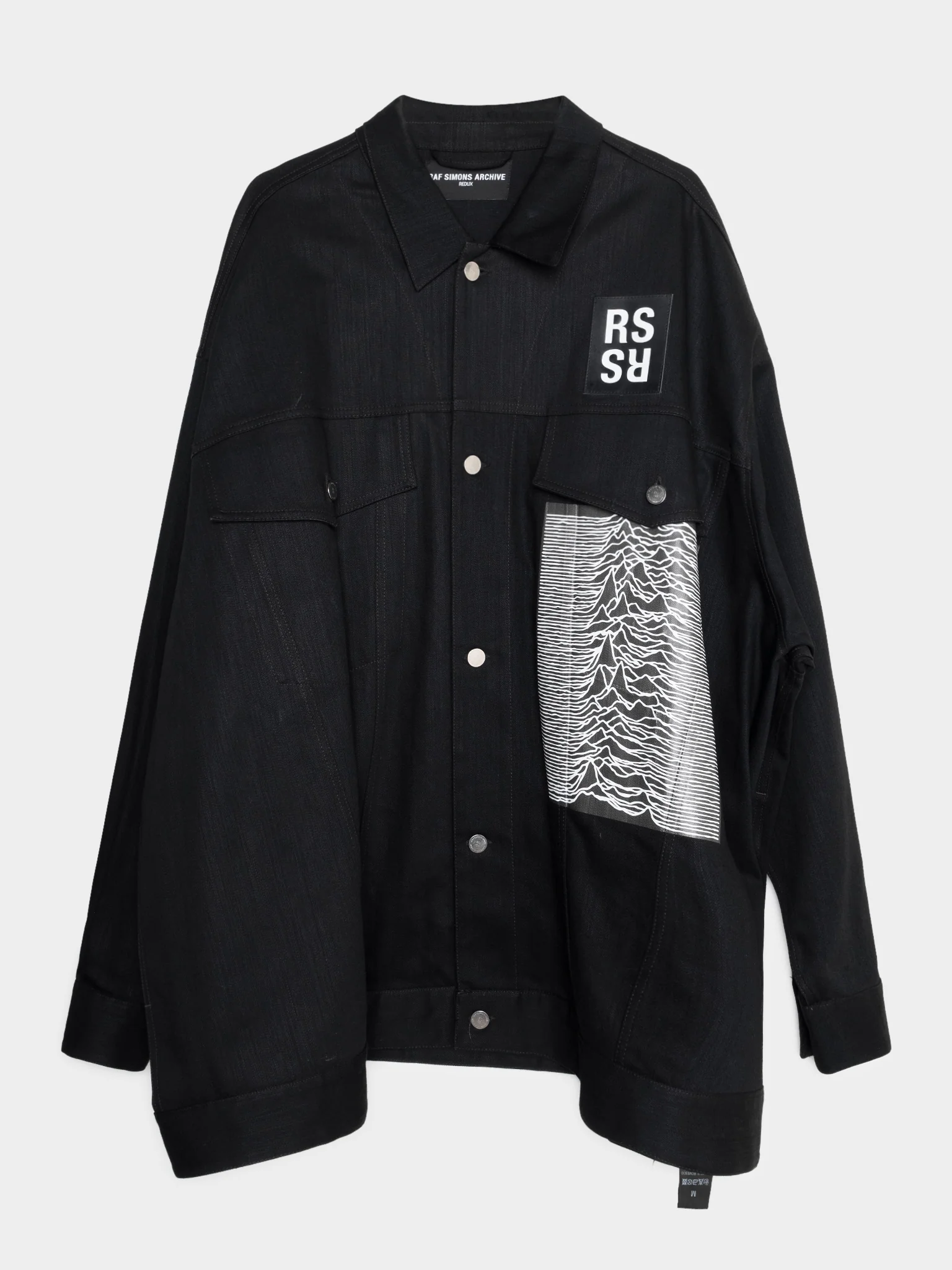 Oversized Joy Division Denim Jacket