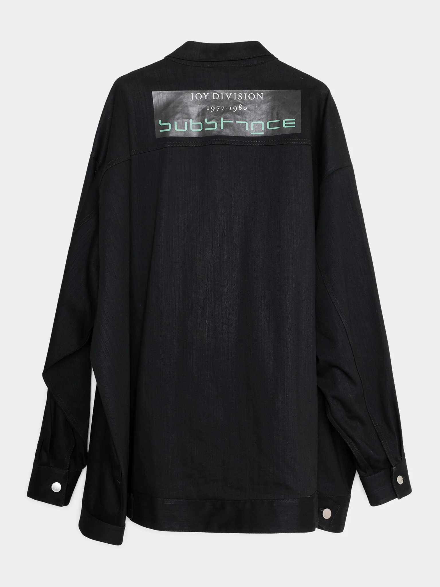 Oversized Joy Division Denim Jacket - Image 2