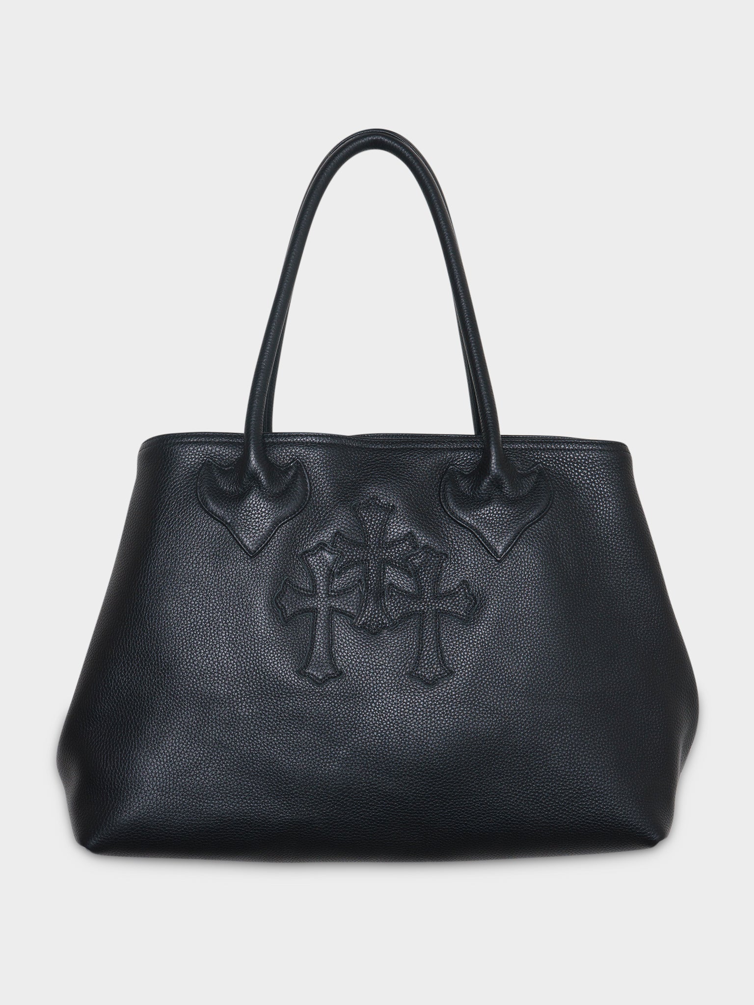 Jumbo Leather Cemetery Tote Bag