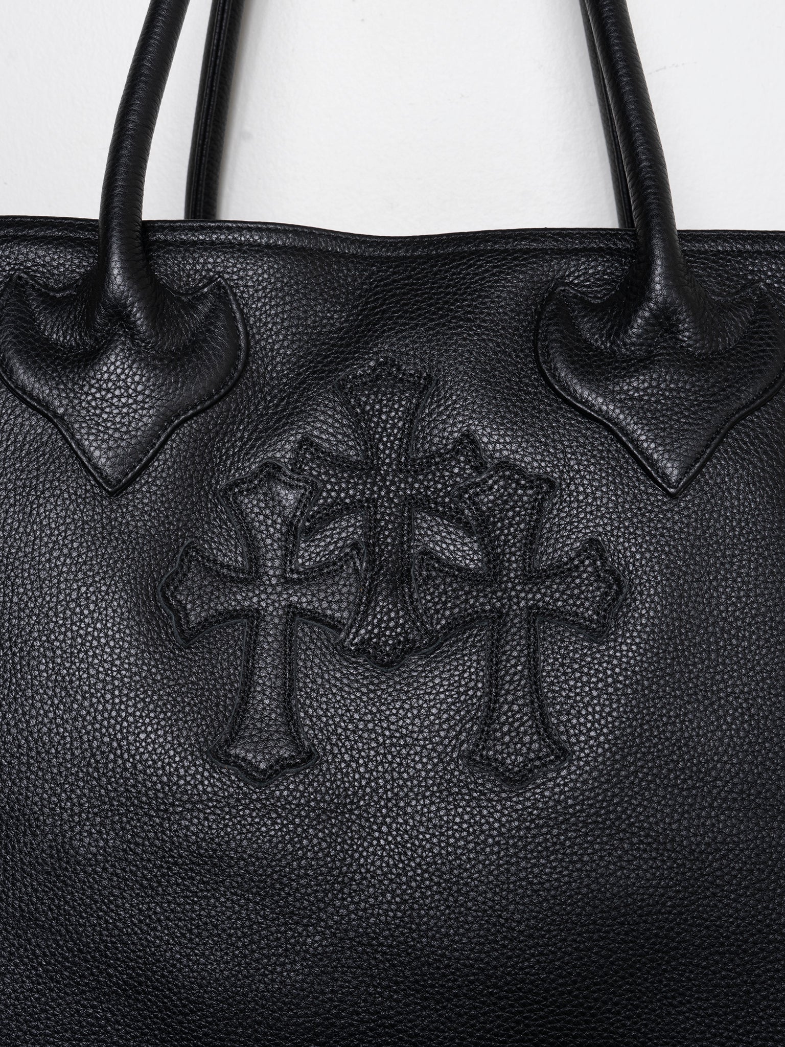 Jumbo Leather Cemetery Tote Bag - Image 3