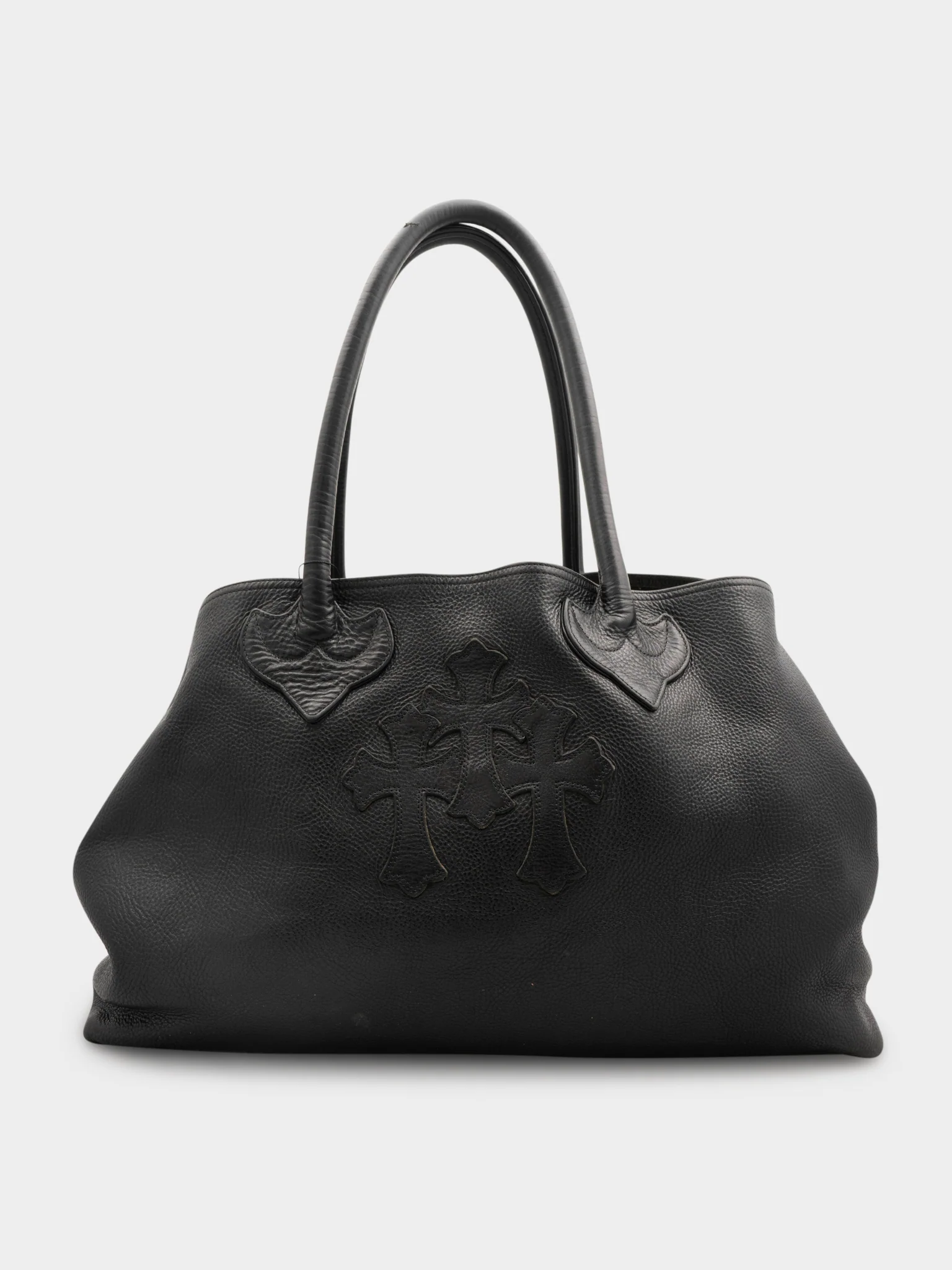 Jumbo Leather Cemetery Tote Bag