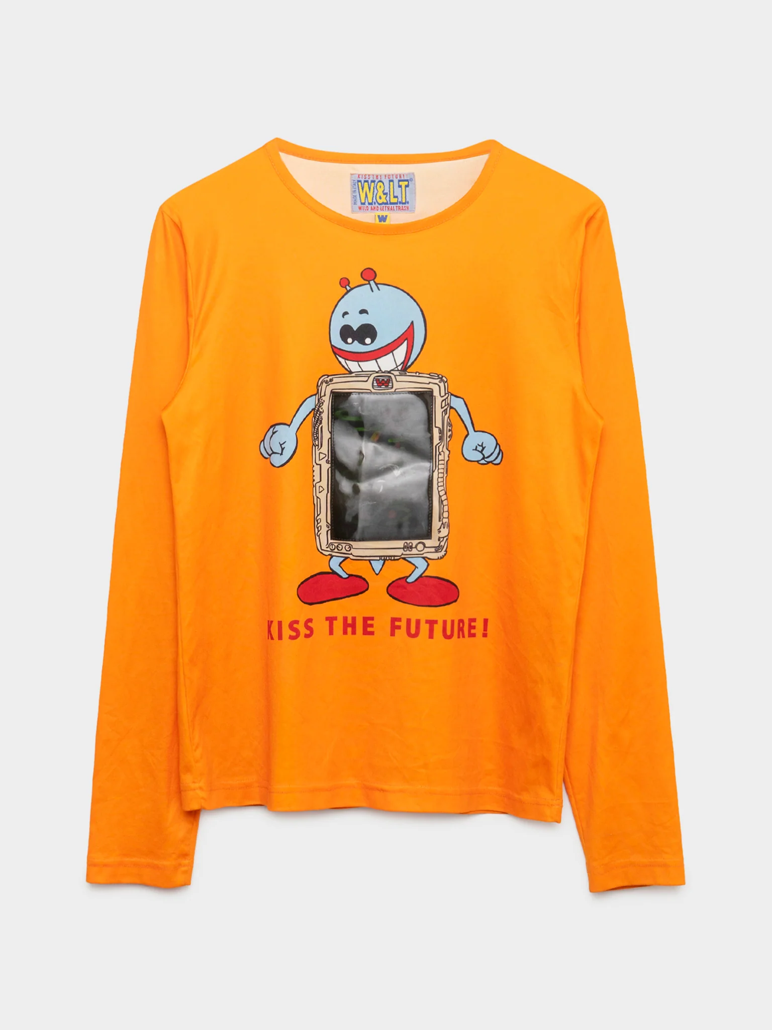 Kiss the Future Holographic Longsleeve Shirt