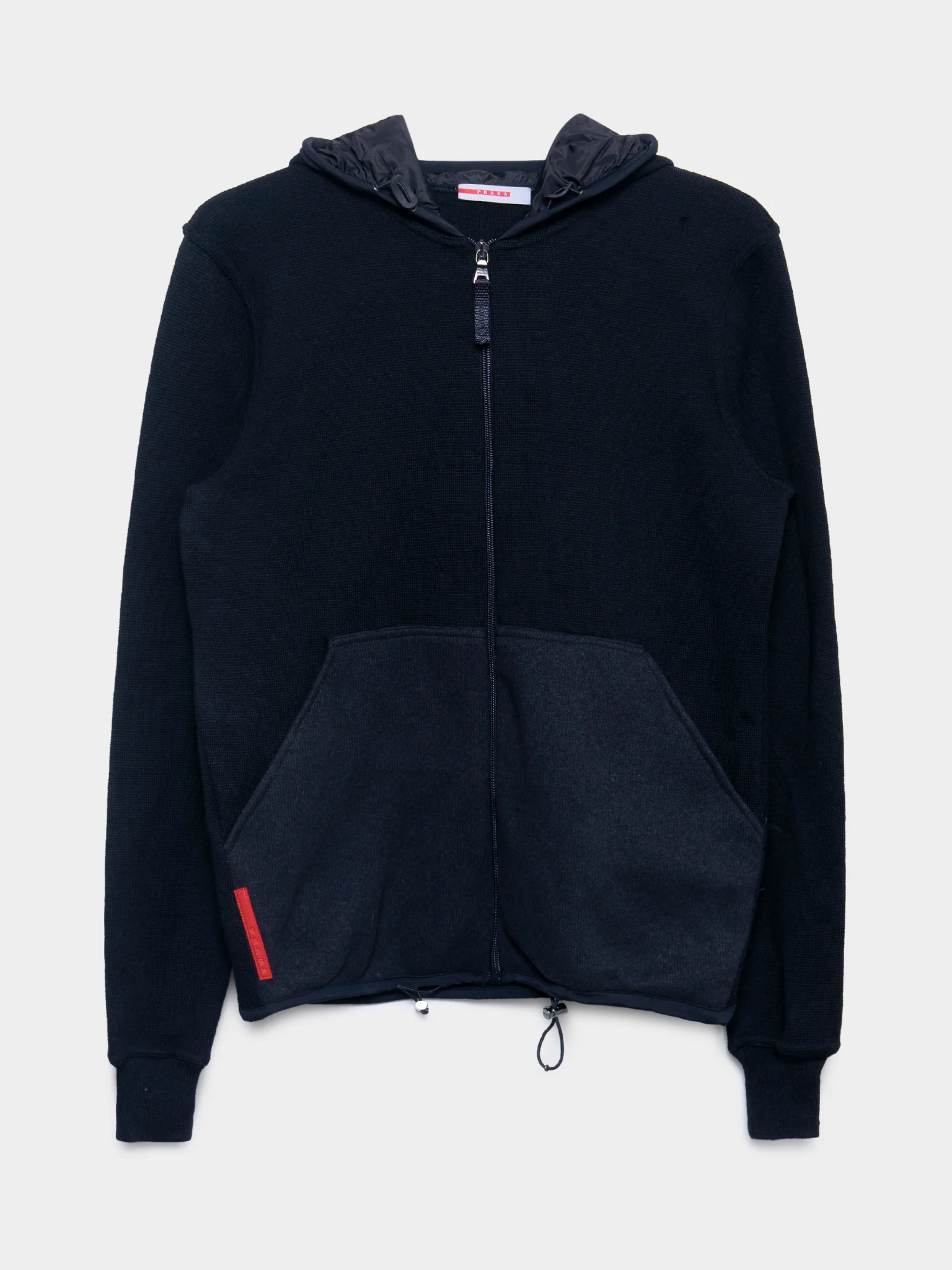 Knit Zip-up Hoodie