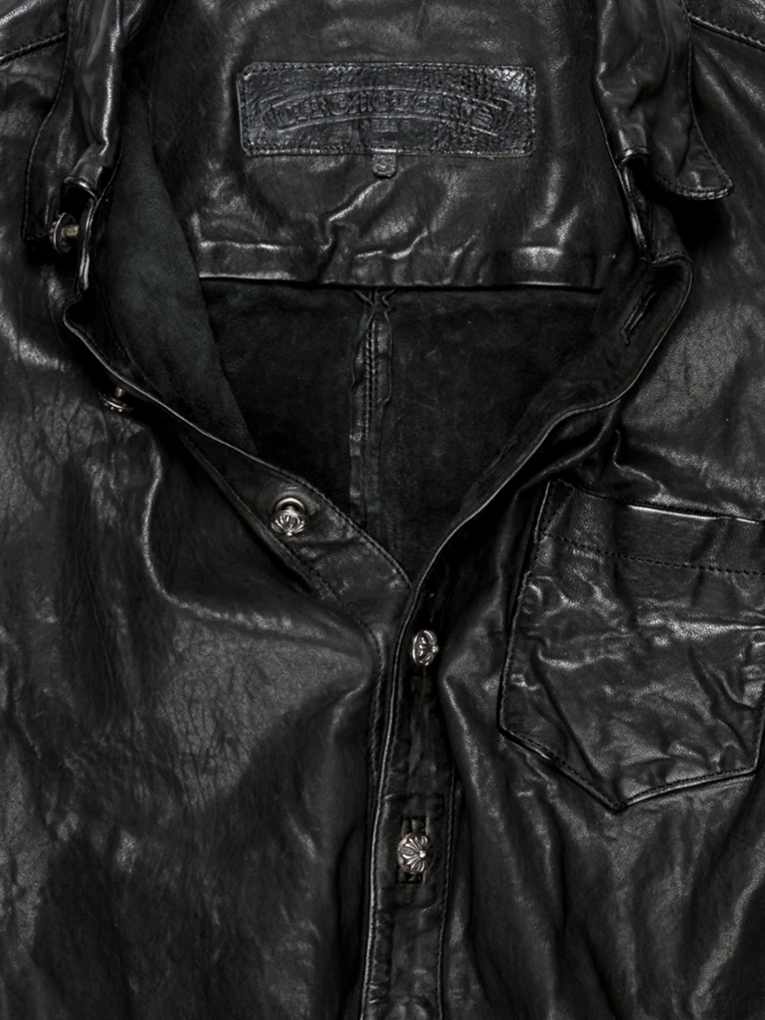 Lamb Leather Shirt - Image 3