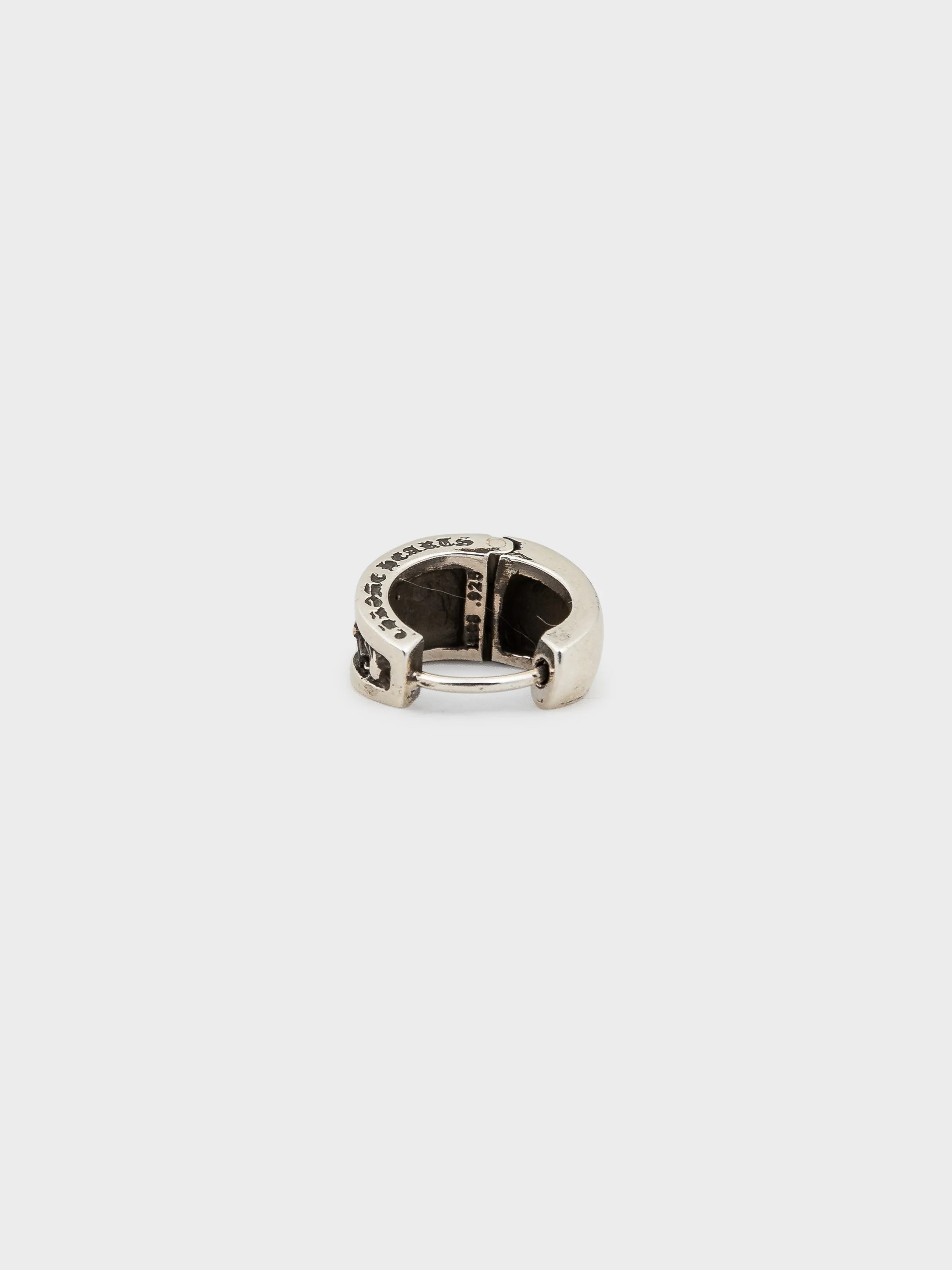 Large Plus V Band Hoop Earring - Image 4