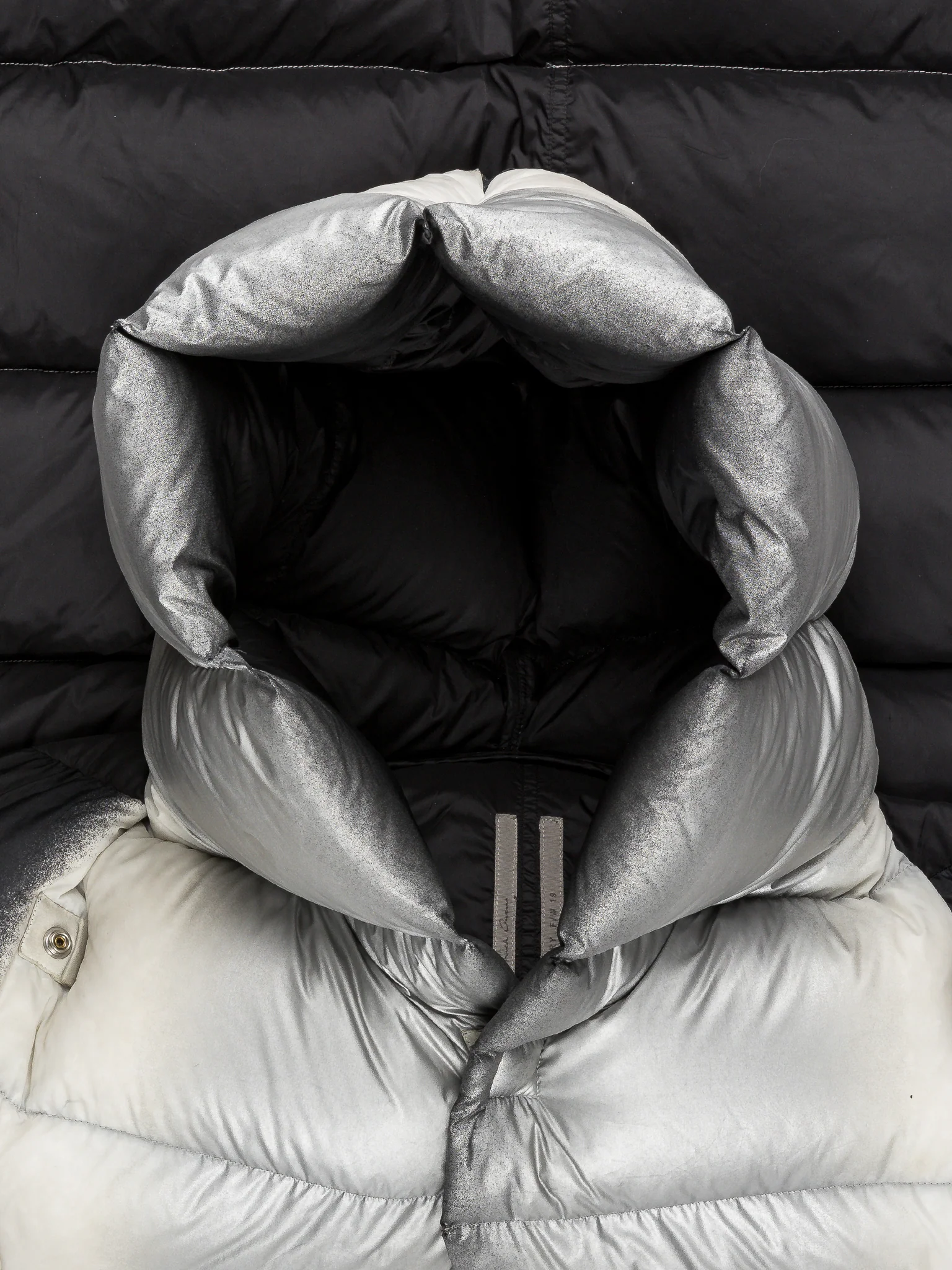'Larry' Long Hooded Puffer Coat - Image 3