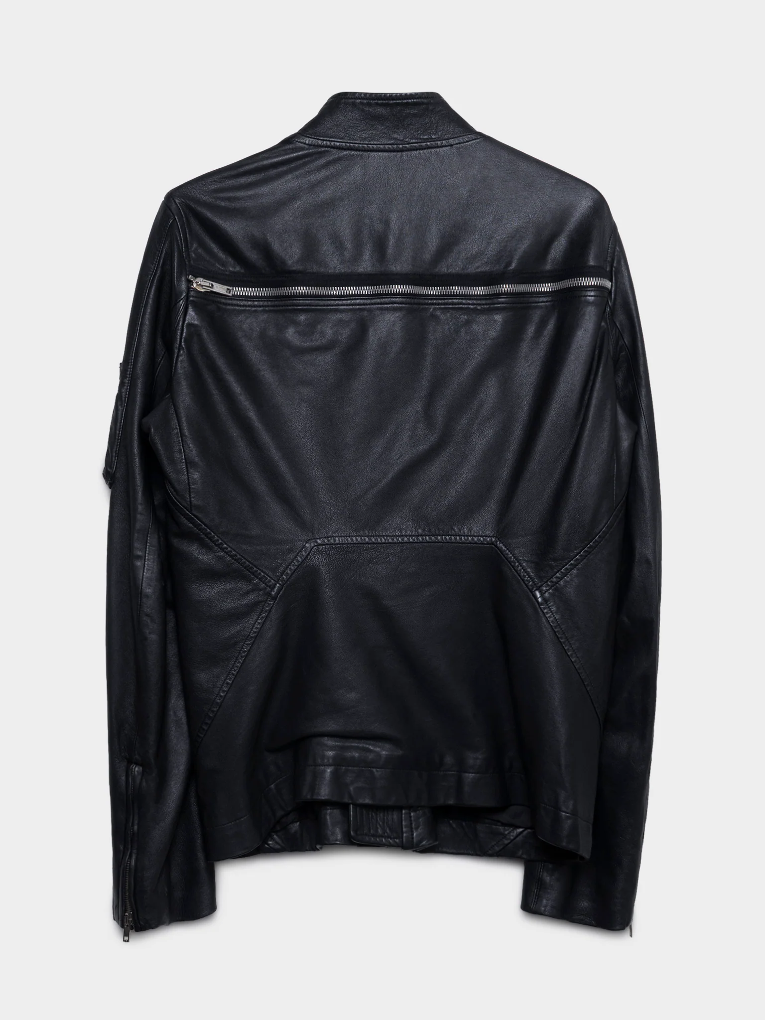 Leather Backzip Molino Jacket - Image 3