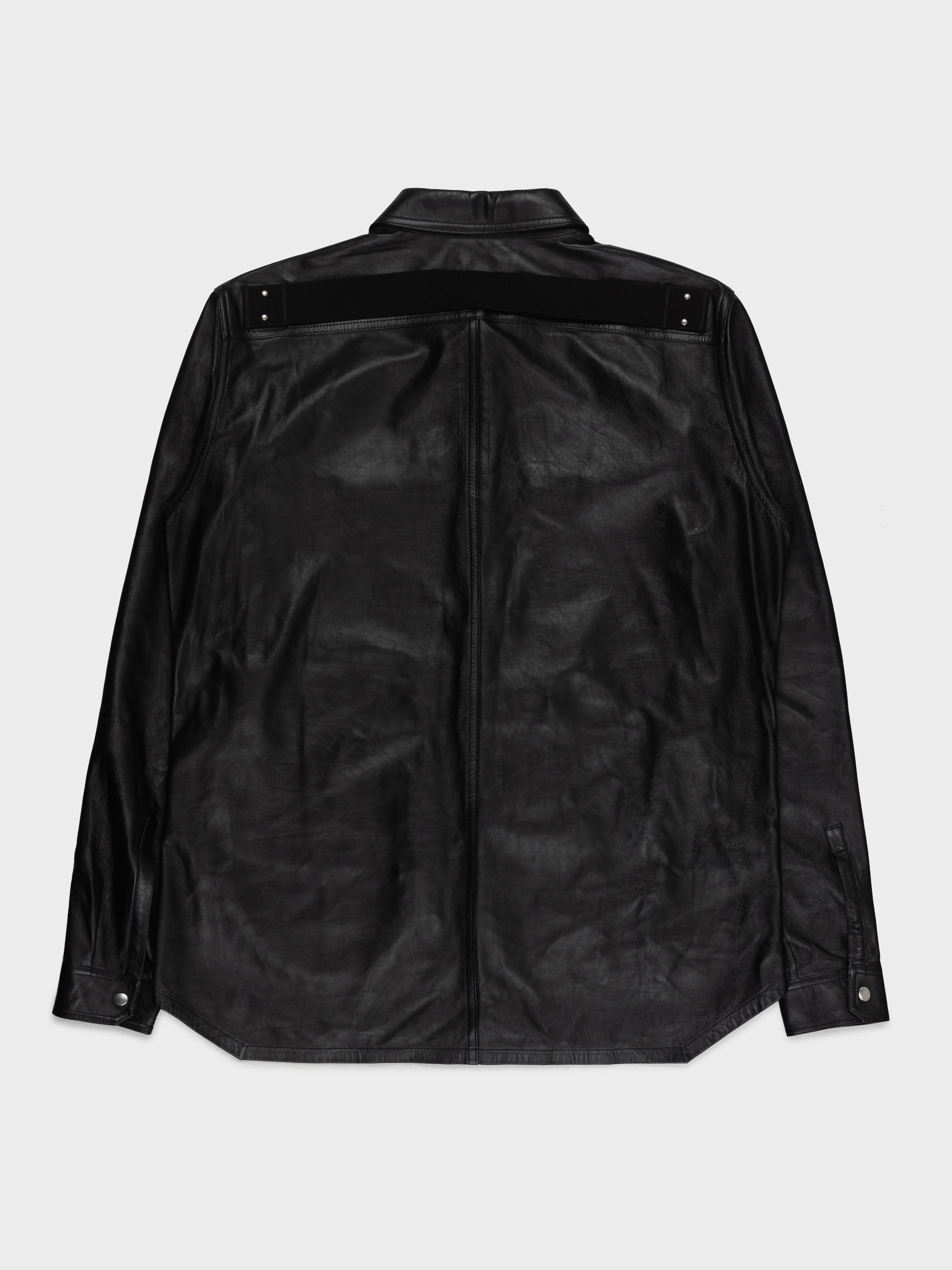 Leather CPO Shirt - Image 3