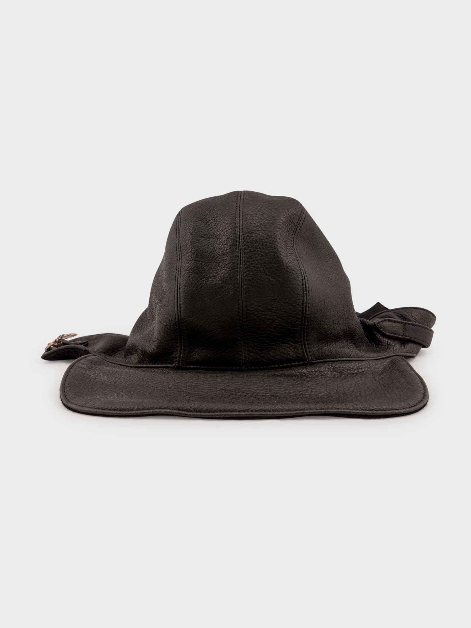 Joe Dertay Leather Flight Cap - Image 4