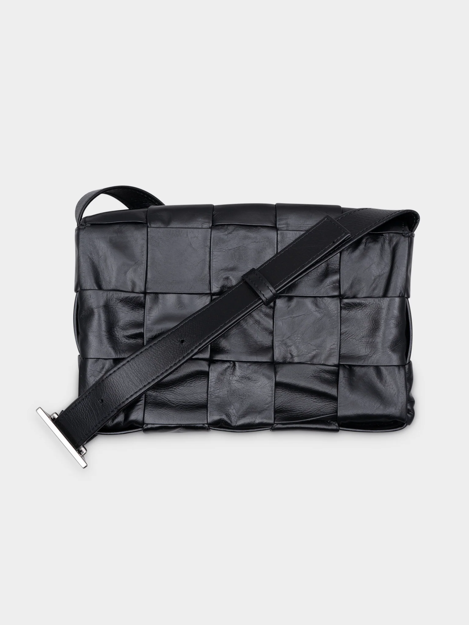 Leather Intrecciato Quilted Cassette Bag - Image 2