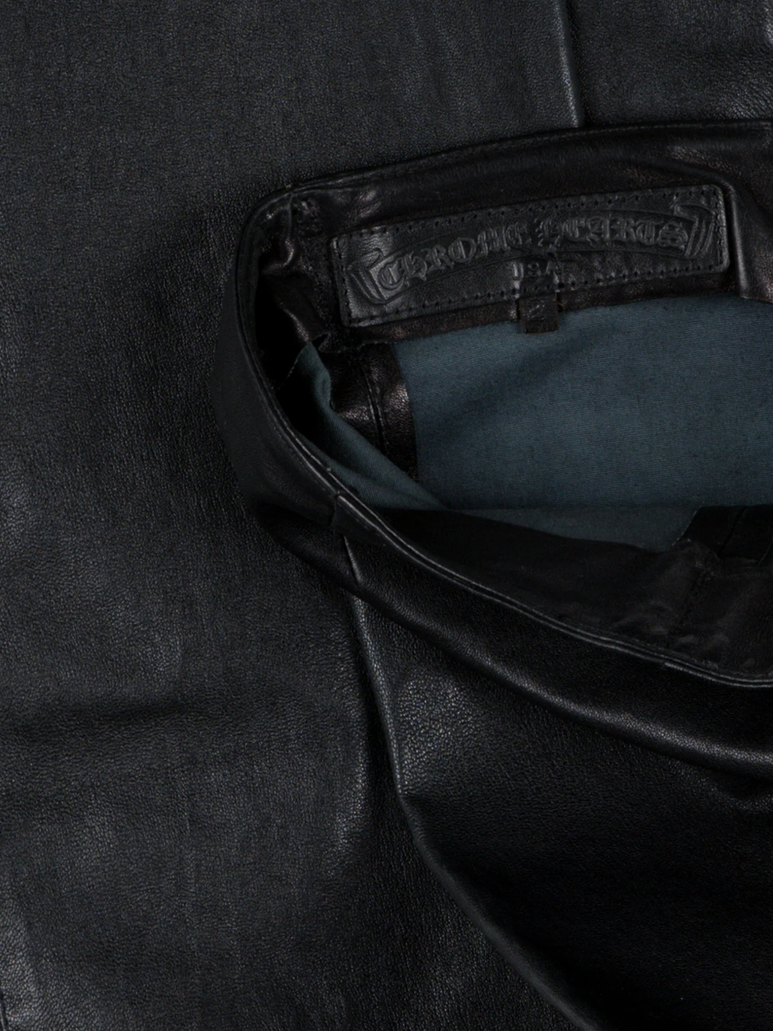 Leather Flerknee Trousers - Image 4