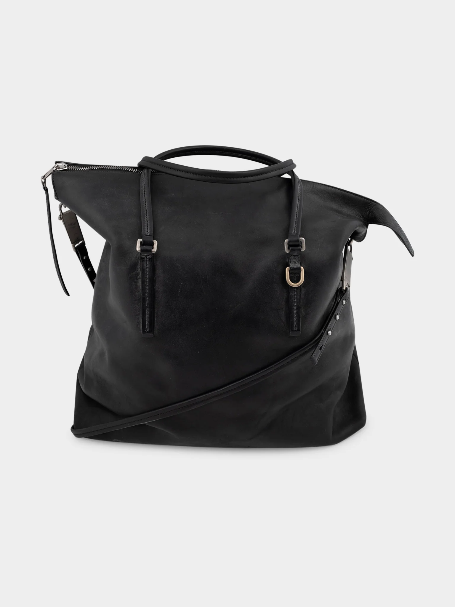 Huge Leather Keepall Bag - Image 3