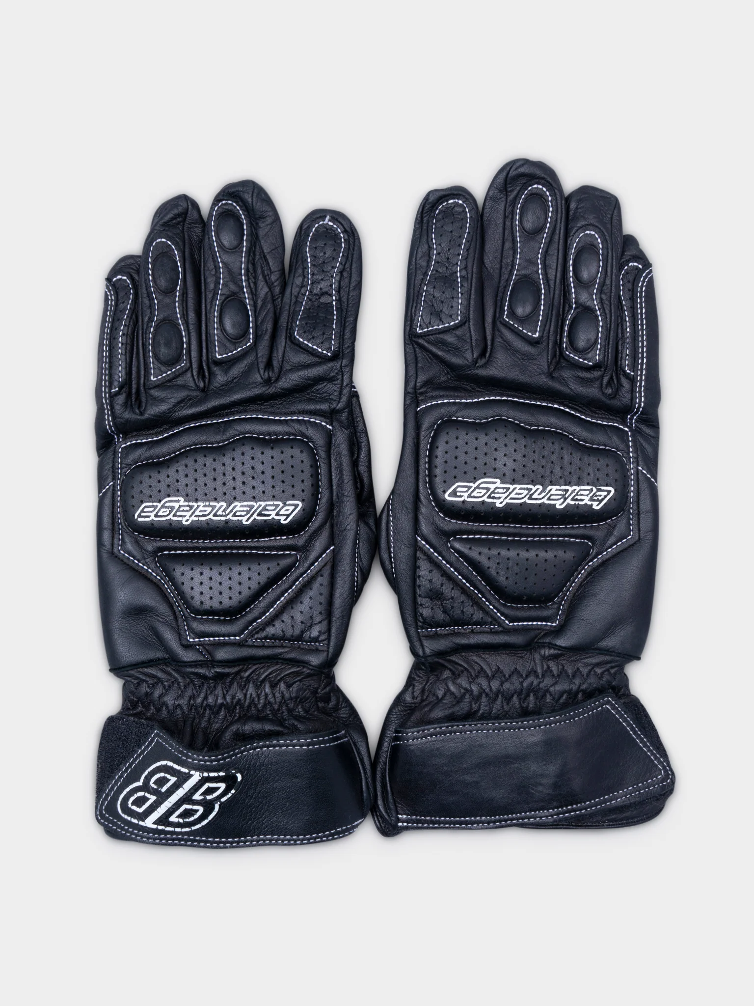 Leather Moto Gloves