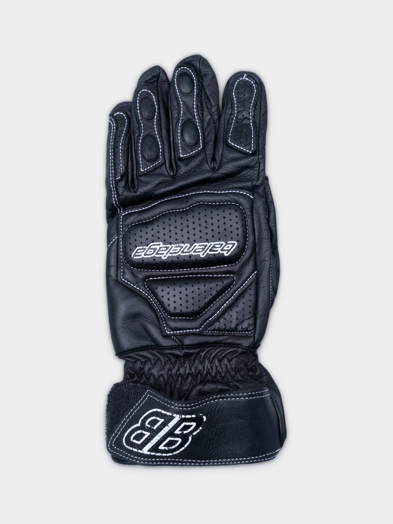 Leather Moto Gloves - Image 2