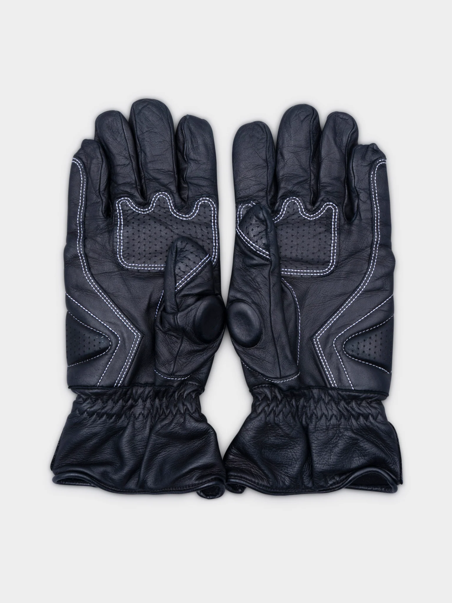 Leather Moto Gloves - Image 3