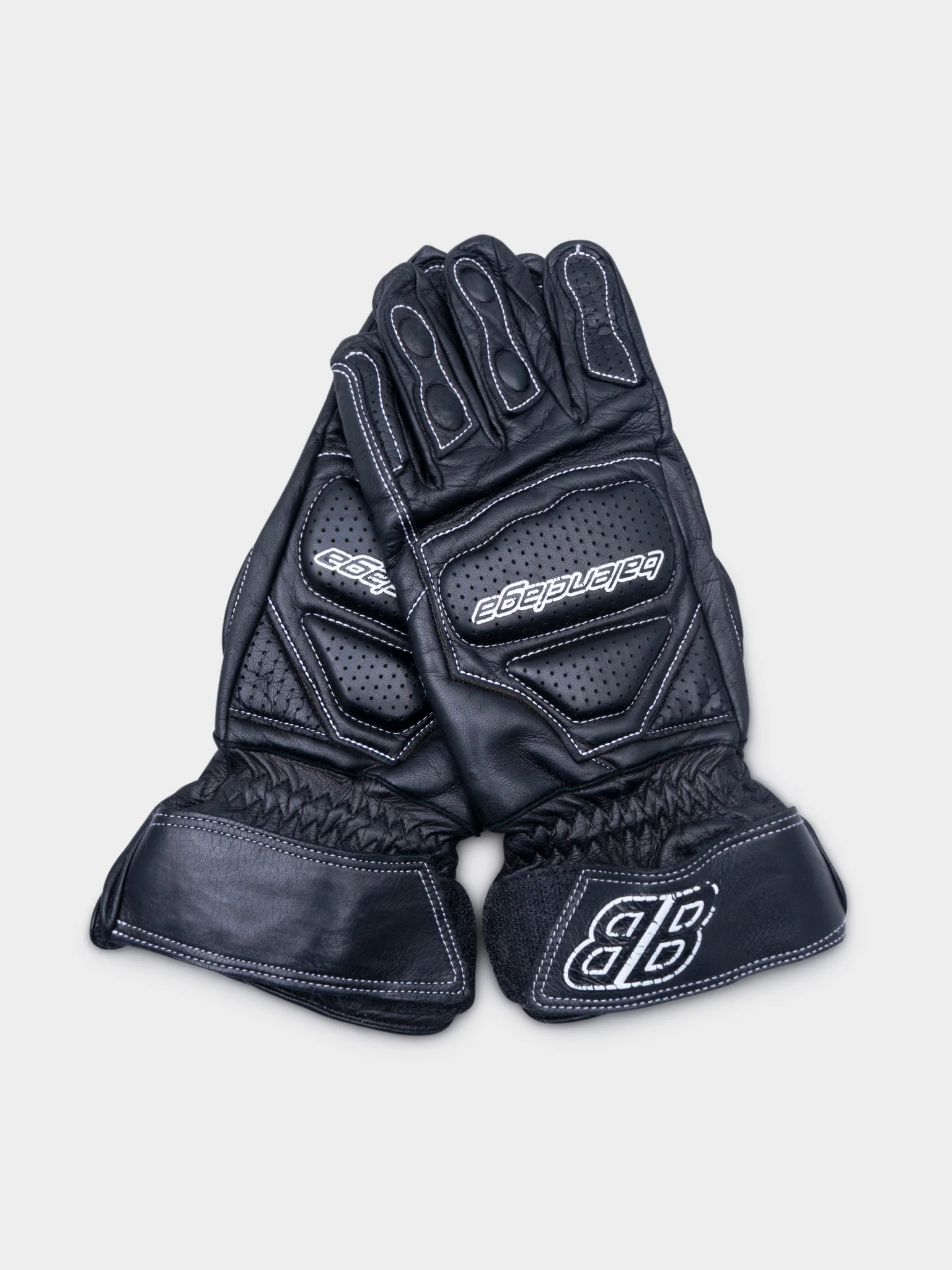 Leather Moto Gloves - Image 4