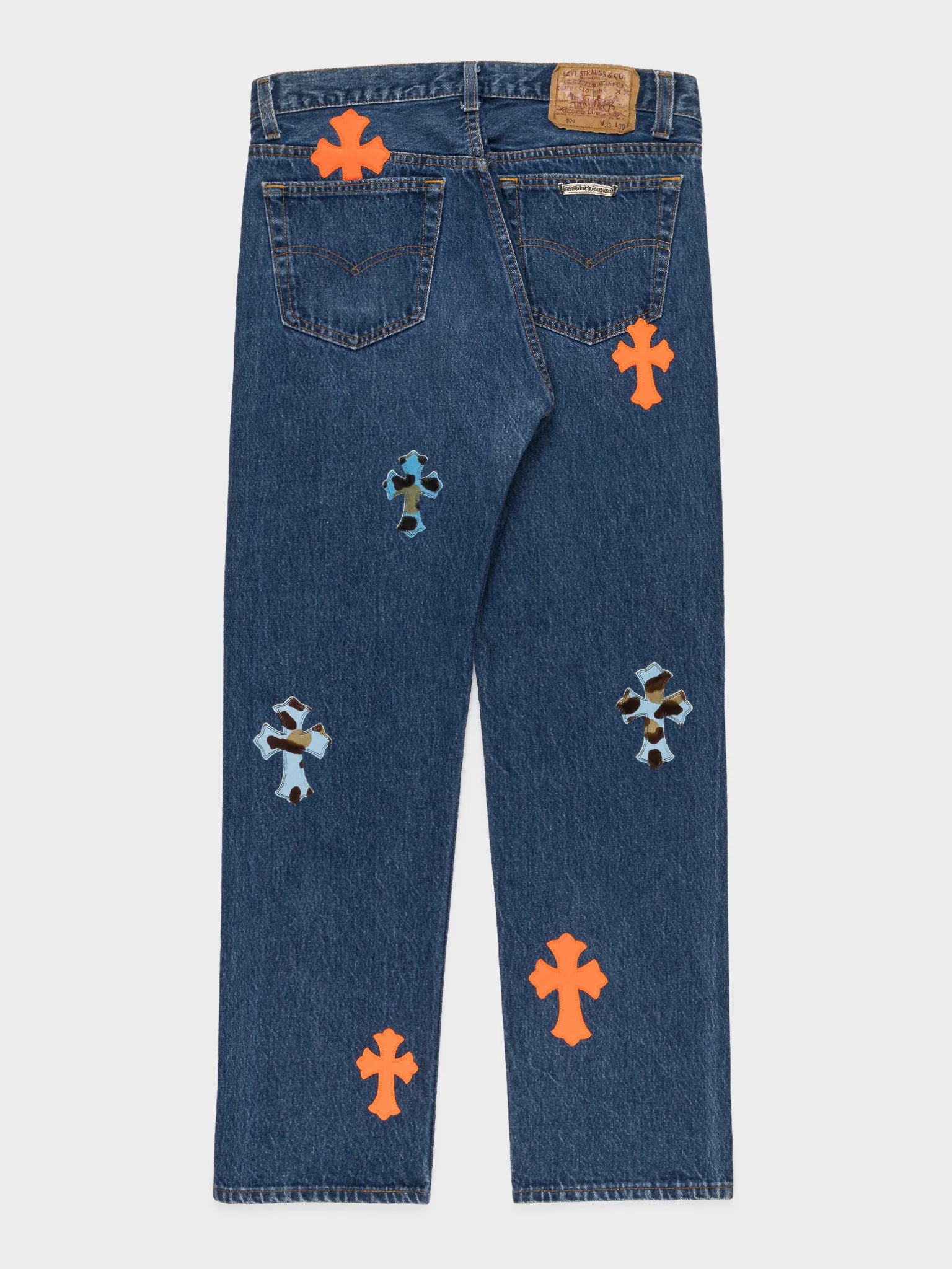 St Barths Exclusive Patched Jeans - Image 2