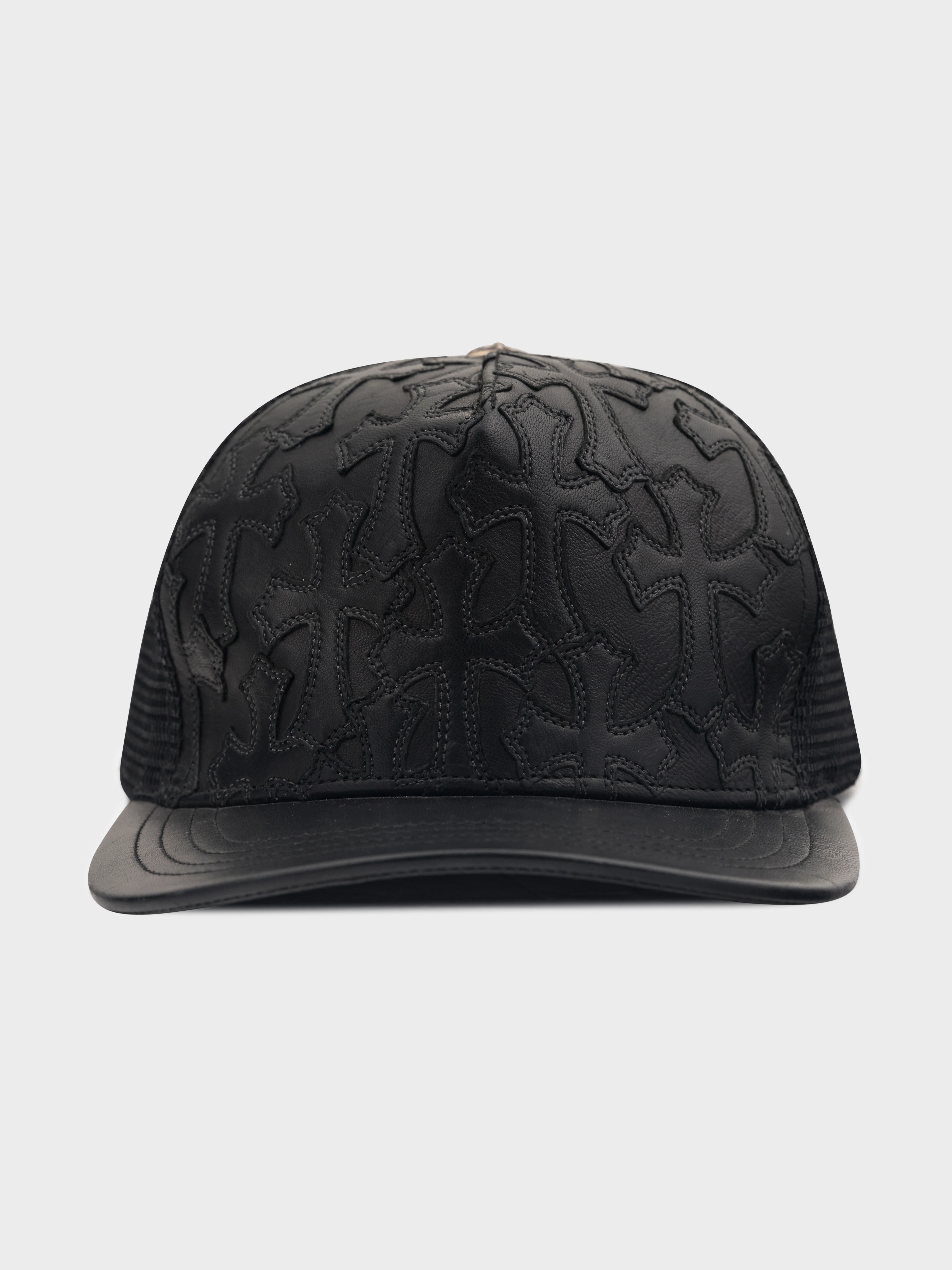 Leather Patched Trucker Hat