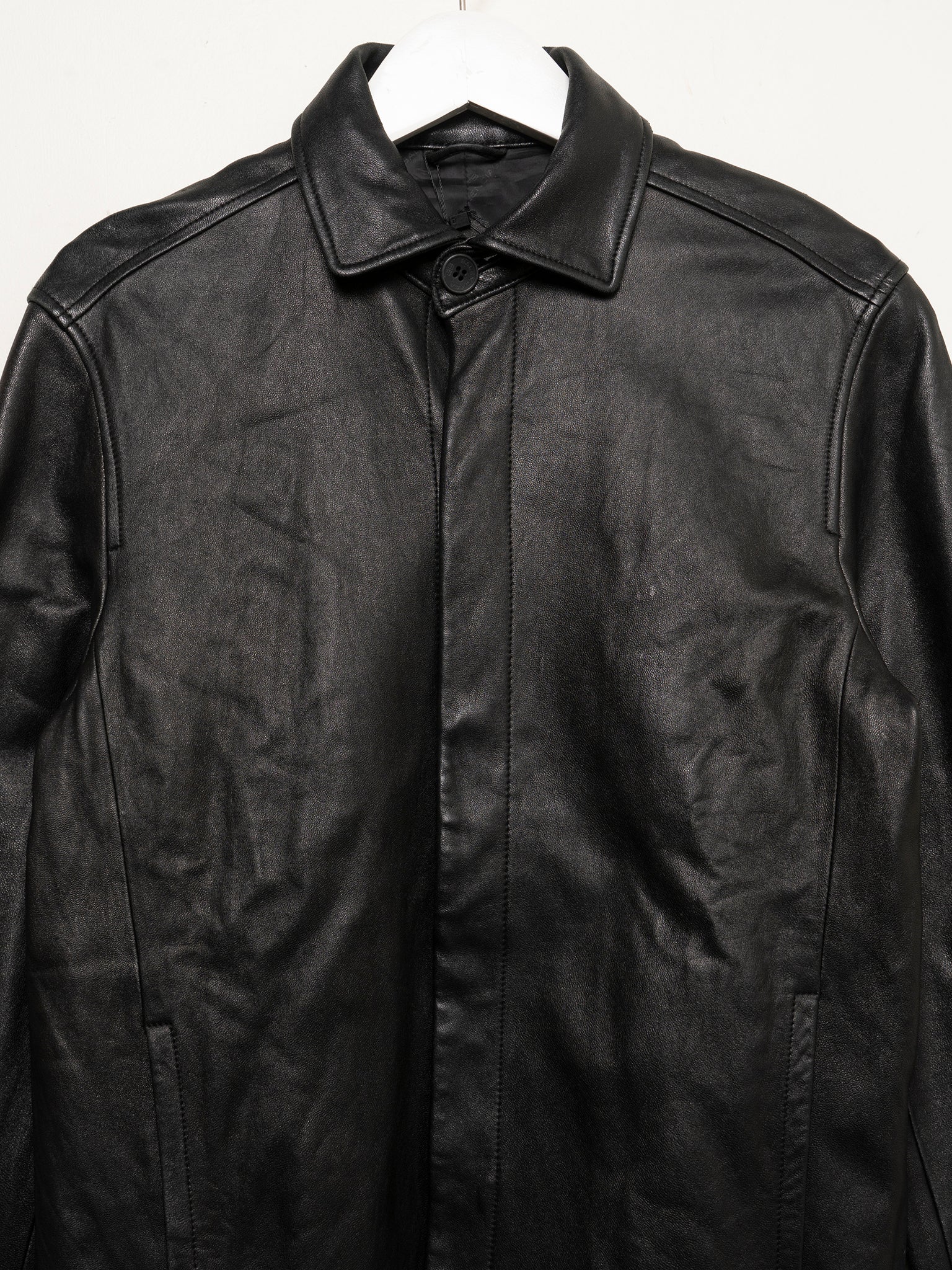 Leather Peacoat - Image 2