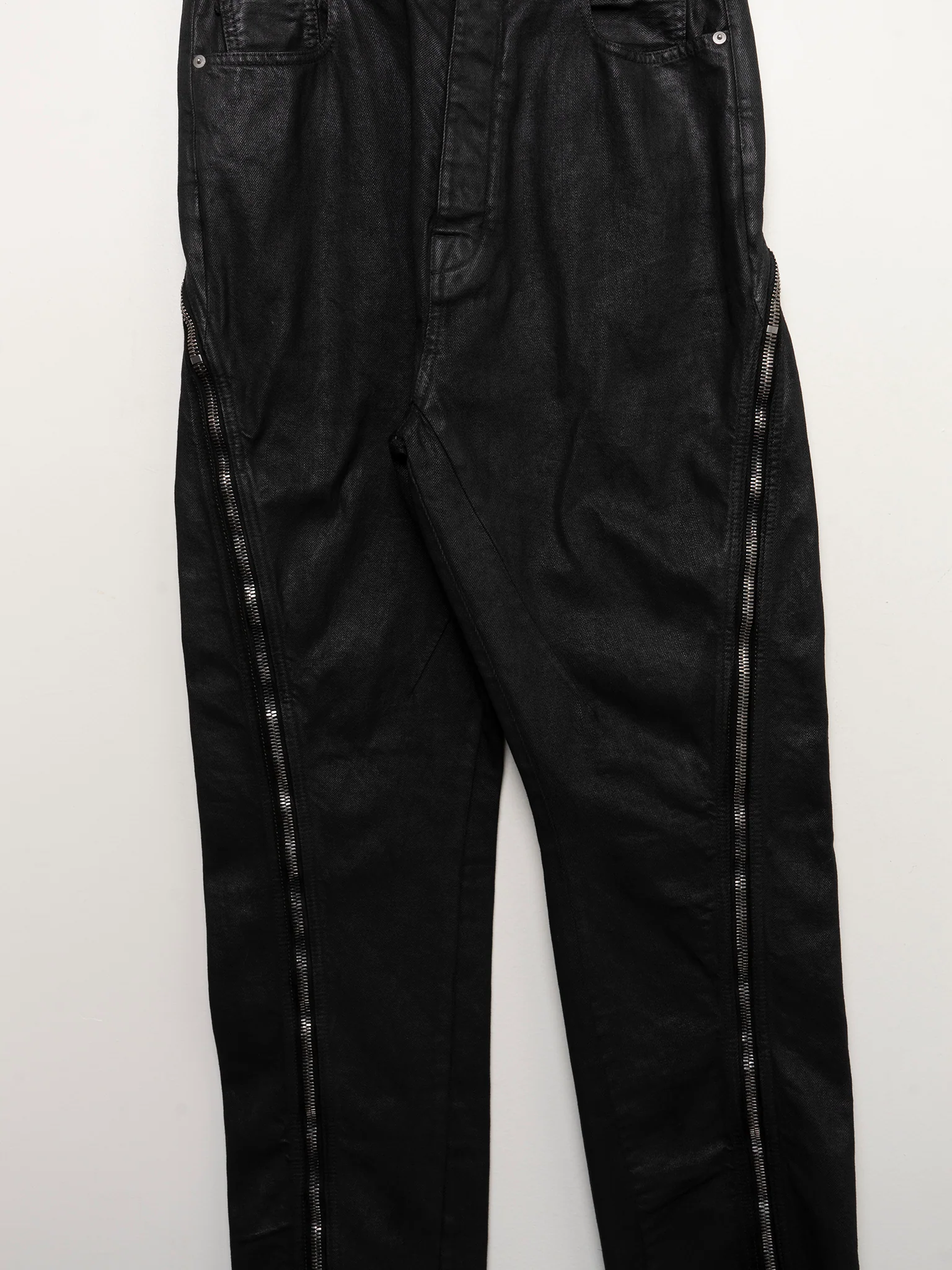 'Lido' Waxed Bolan Banana Jeans - Image 2