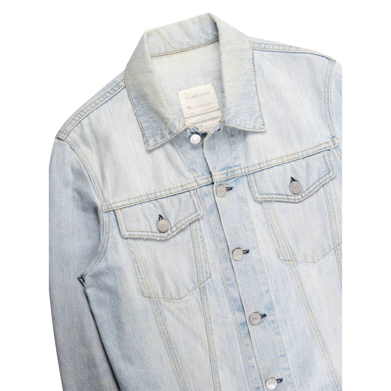 Light Vintage Wash Denim Jacket - Image 4