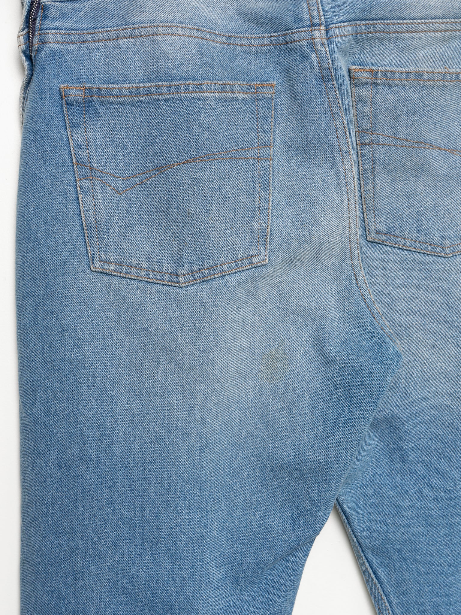Cigar Cut Light Wash Jeans - Image 3