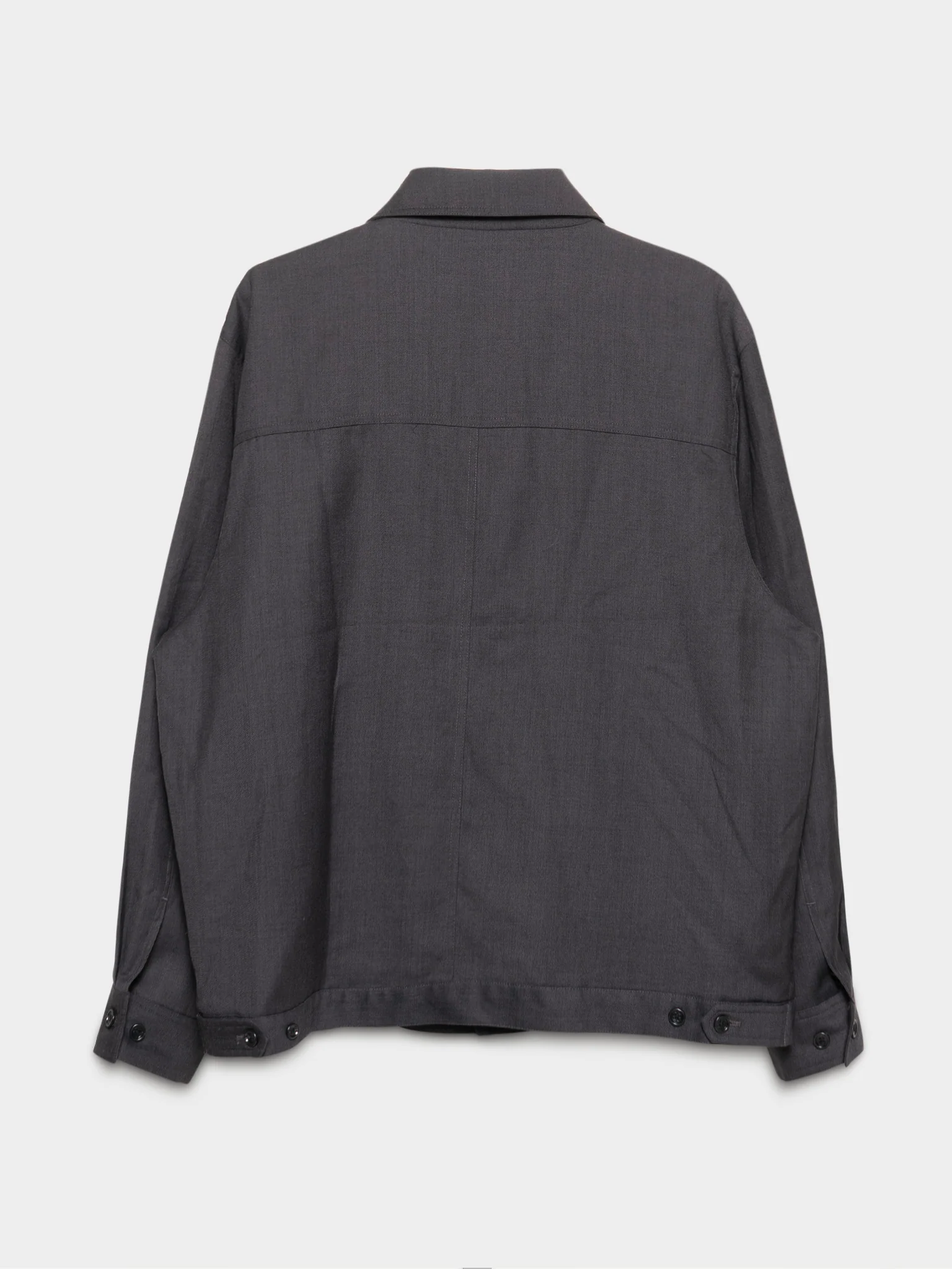 Light Wool Button Up Jacket - Image 3