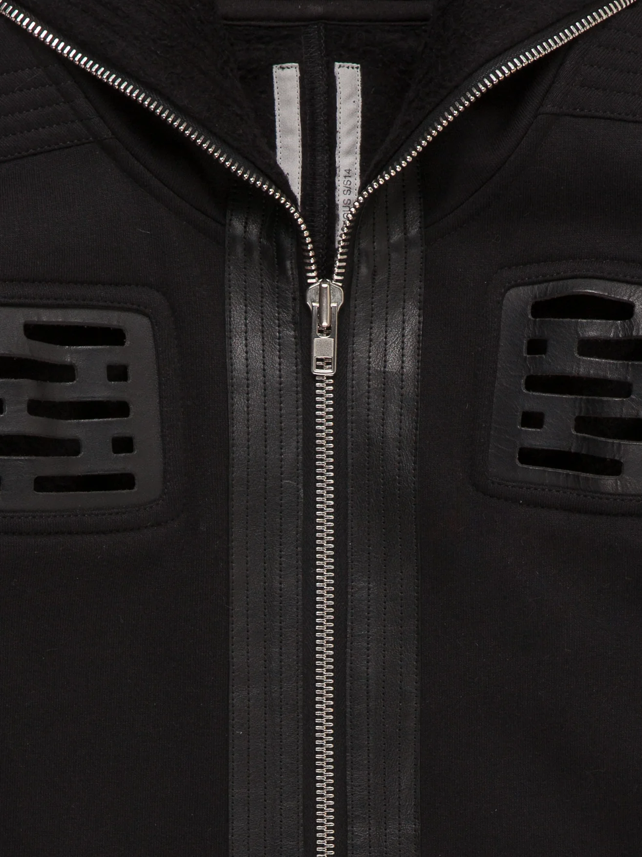 Longline Paneled Gimp Hoodie - Image 2