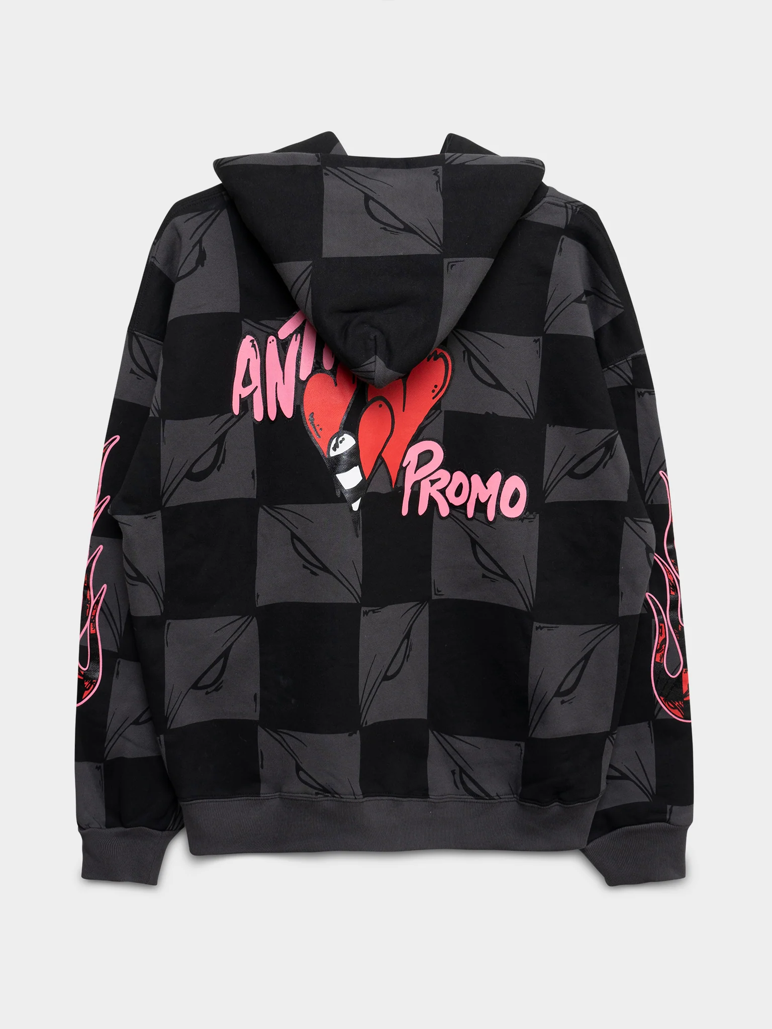 Anti Promo 99 Eyes Flame Hoodie - Image 2