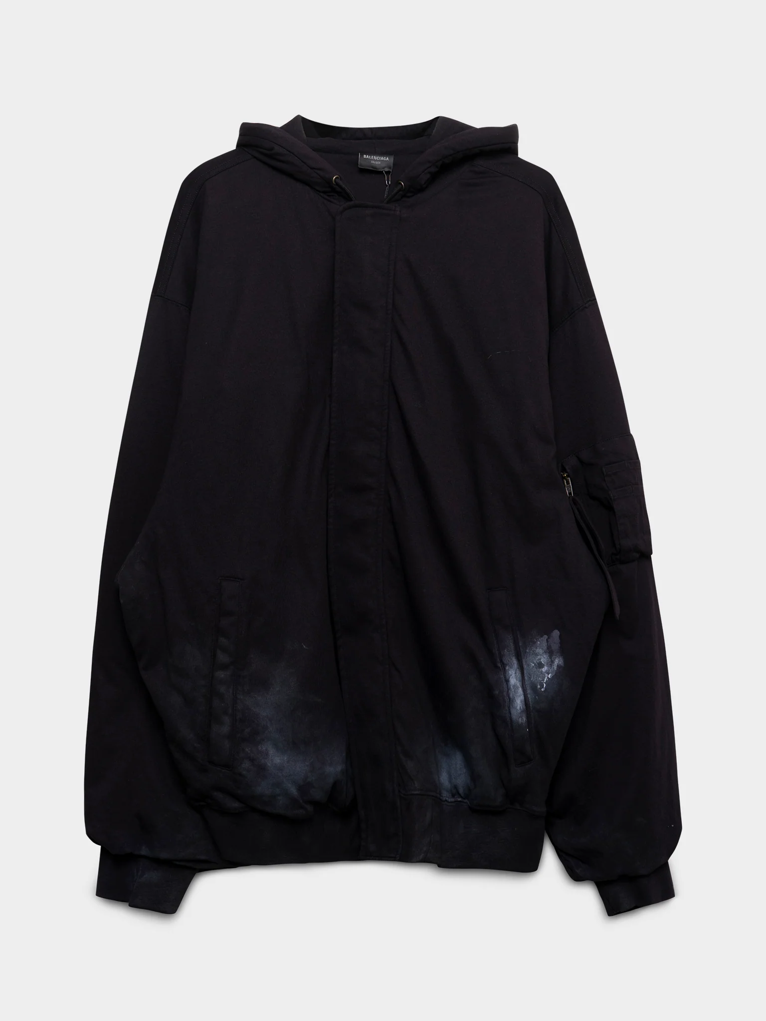 Metal BB Stencil Hooded Bomber - Image 2