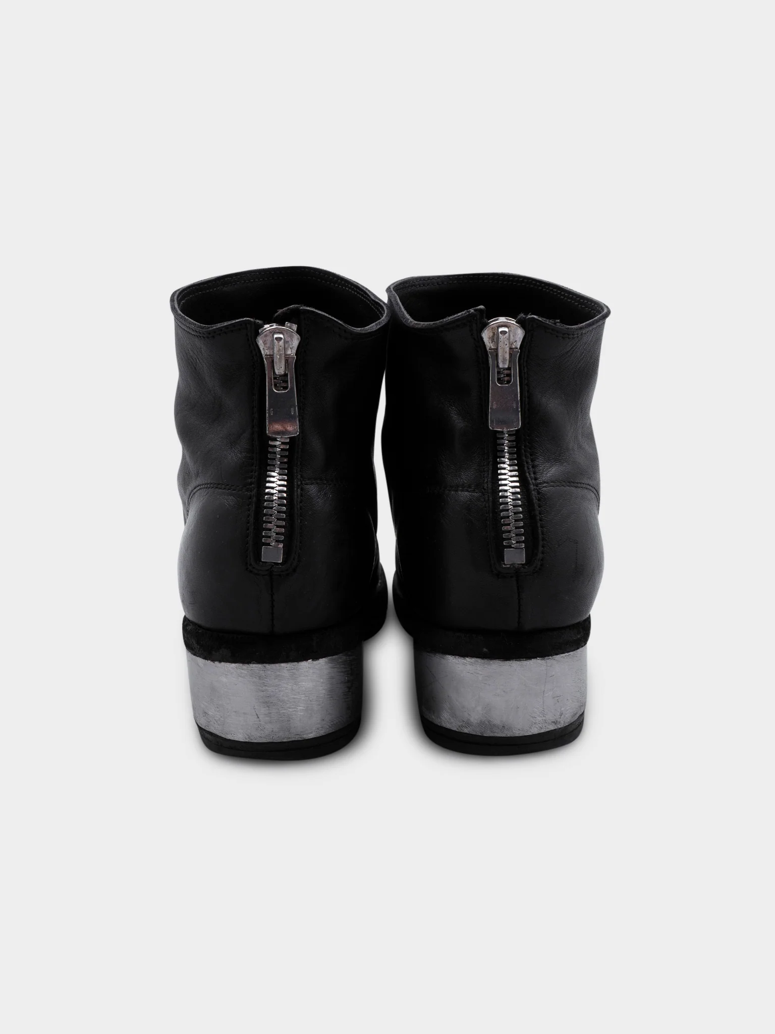 Metal Heel Backzip Boots - Image 4