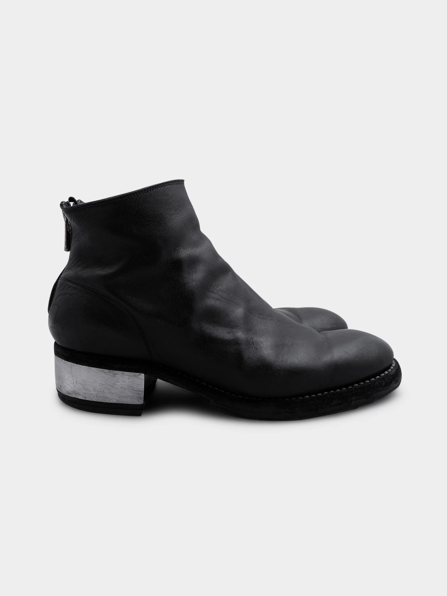 Metal Heel Backzip Boots - Image 5