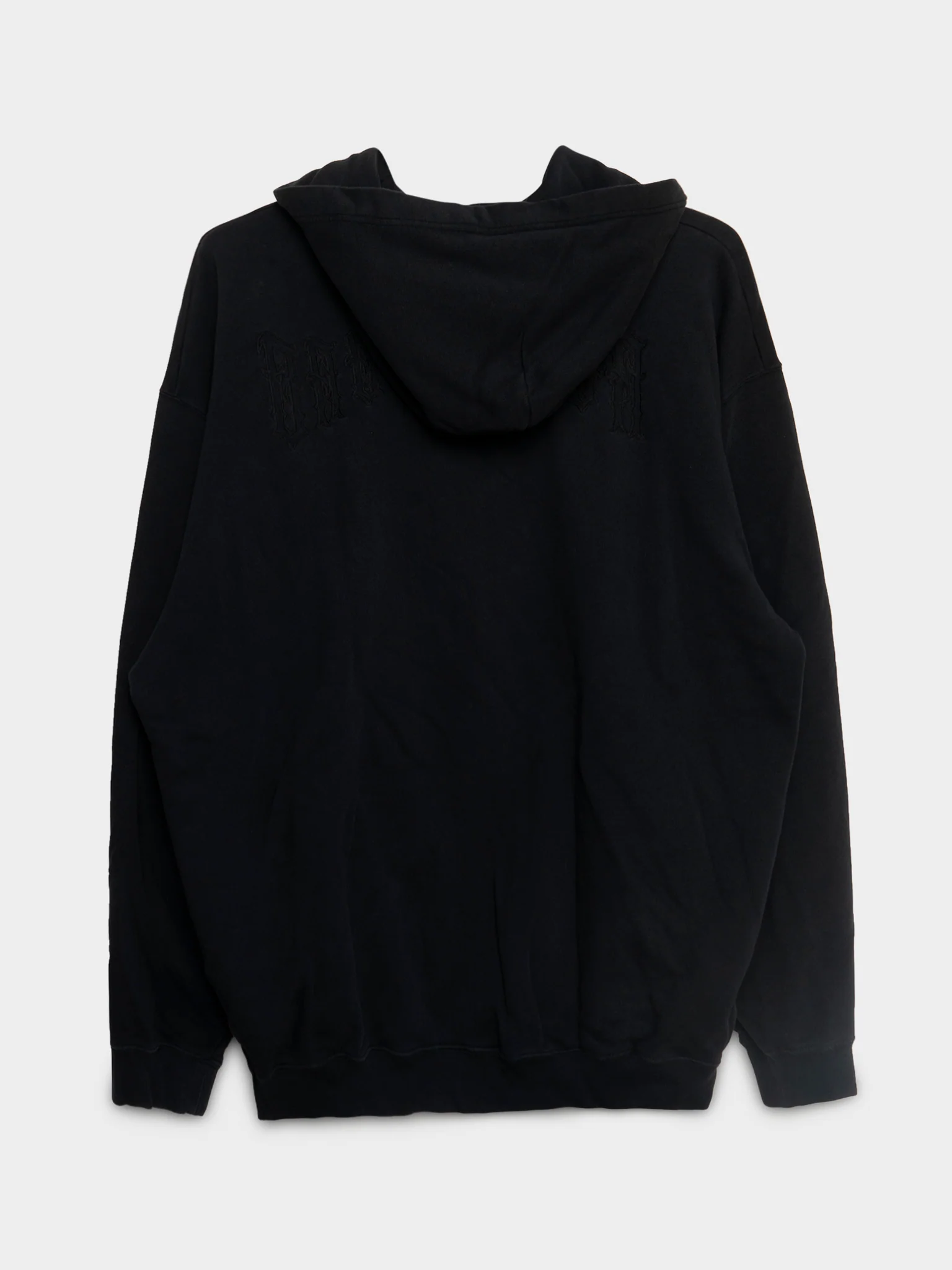Metal Outline Embroidered Hoodie - Image 3